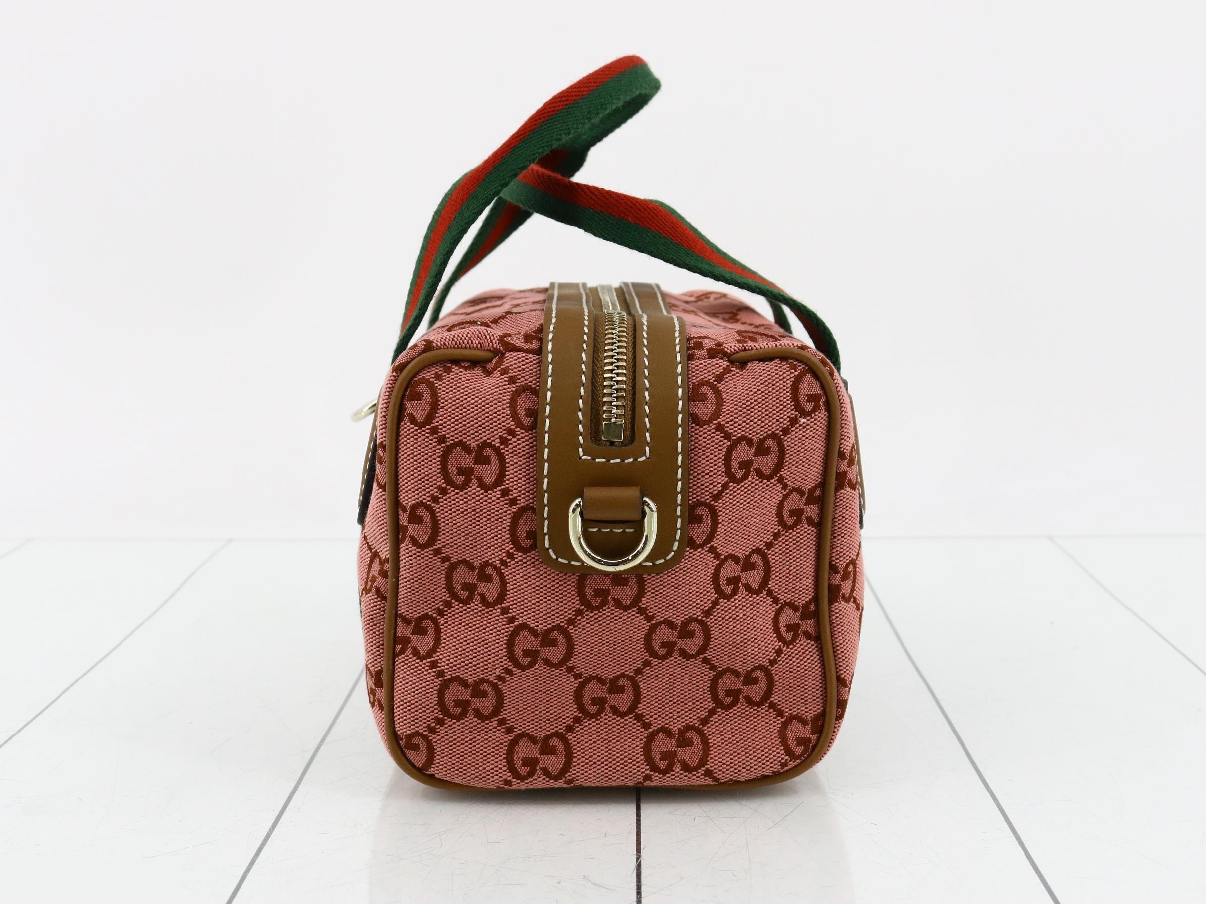 Unused 2-way Boston bag, GG canvas — view 3