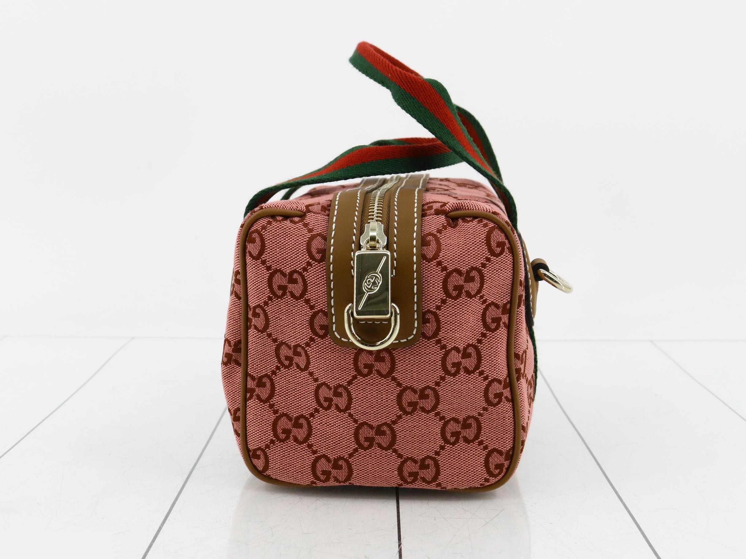 Unused 2-way Boston bag, GG canvas — view 4