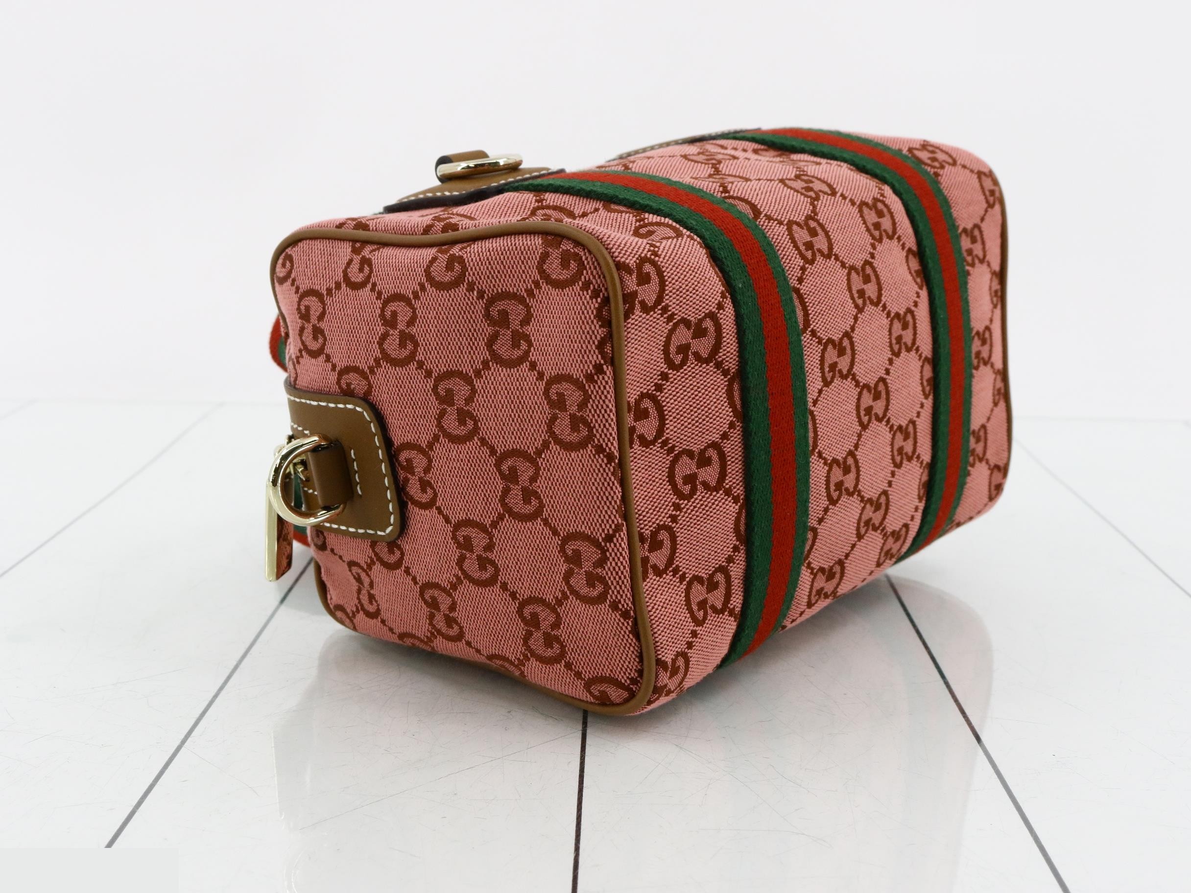 Unused 2-way Boston bag, GG canvas — view 5