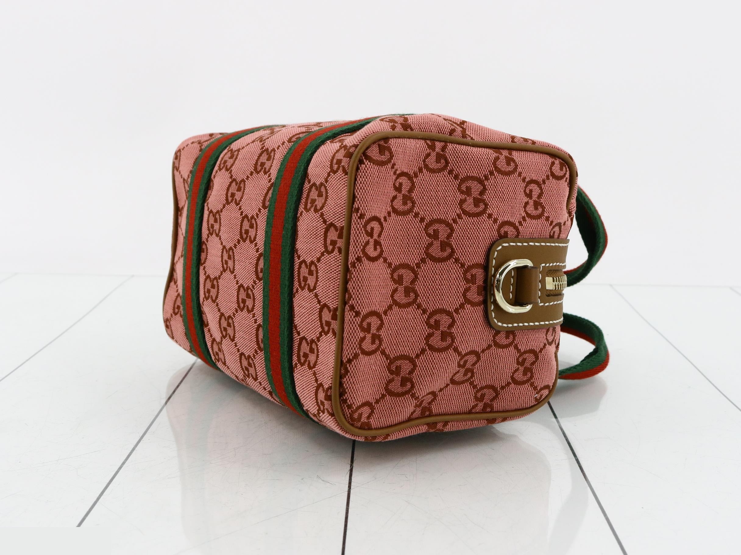 Unused 2-way Boston bag, GG canvas — view 6