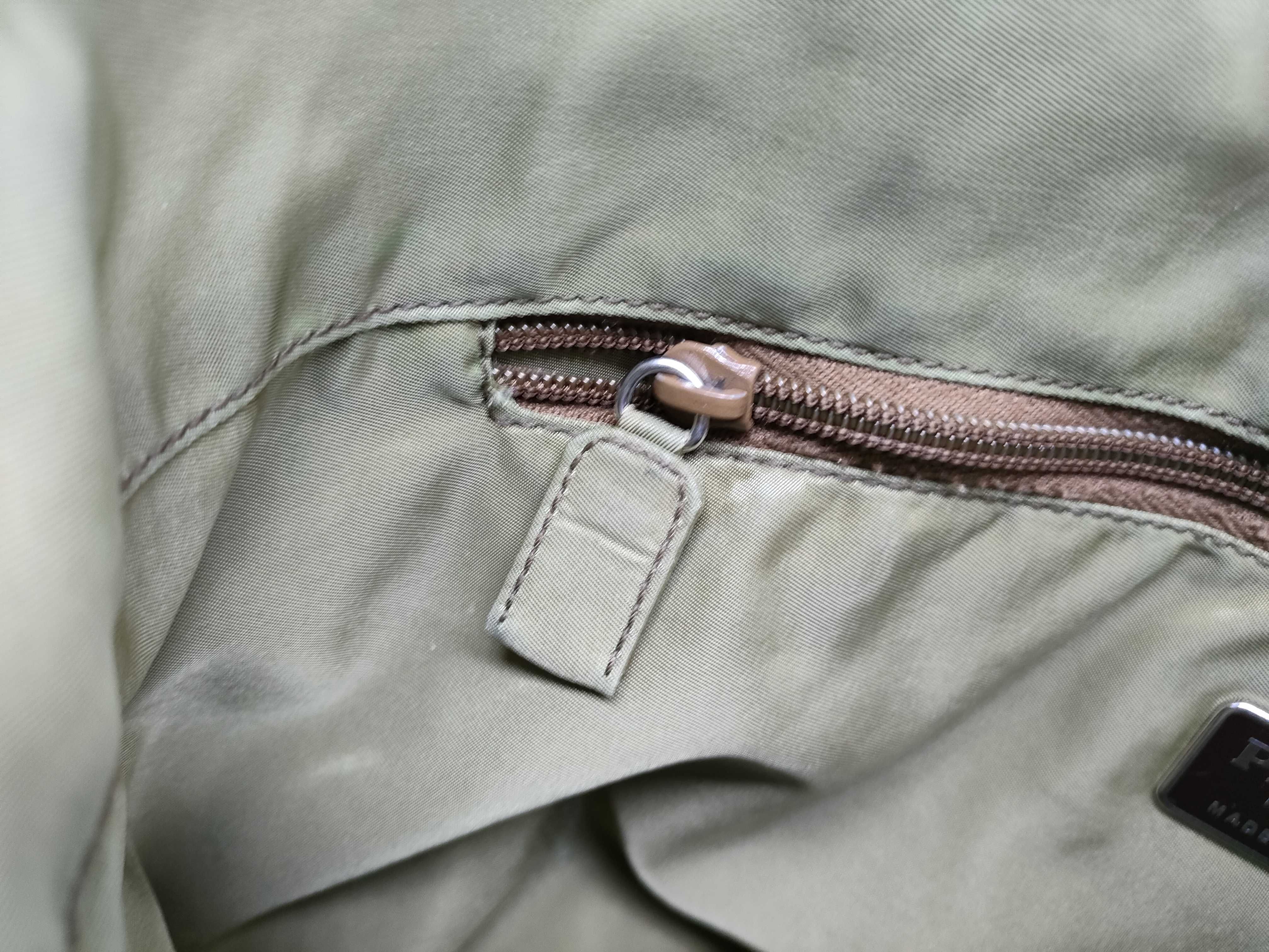 Nylon Tote Bag, Khaki Color — view 12