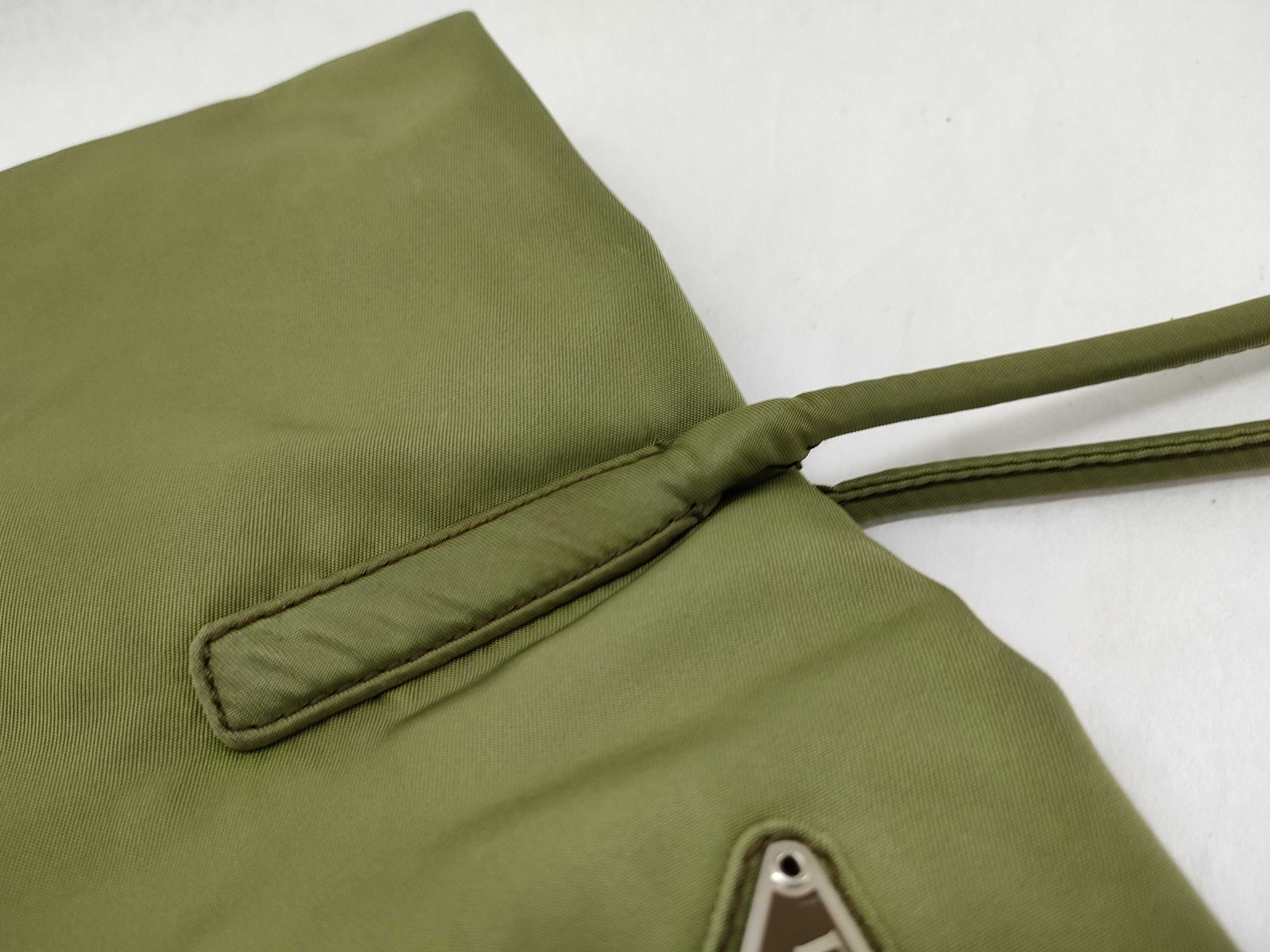 Nylon Tote Bag, Khaki Color — view 5