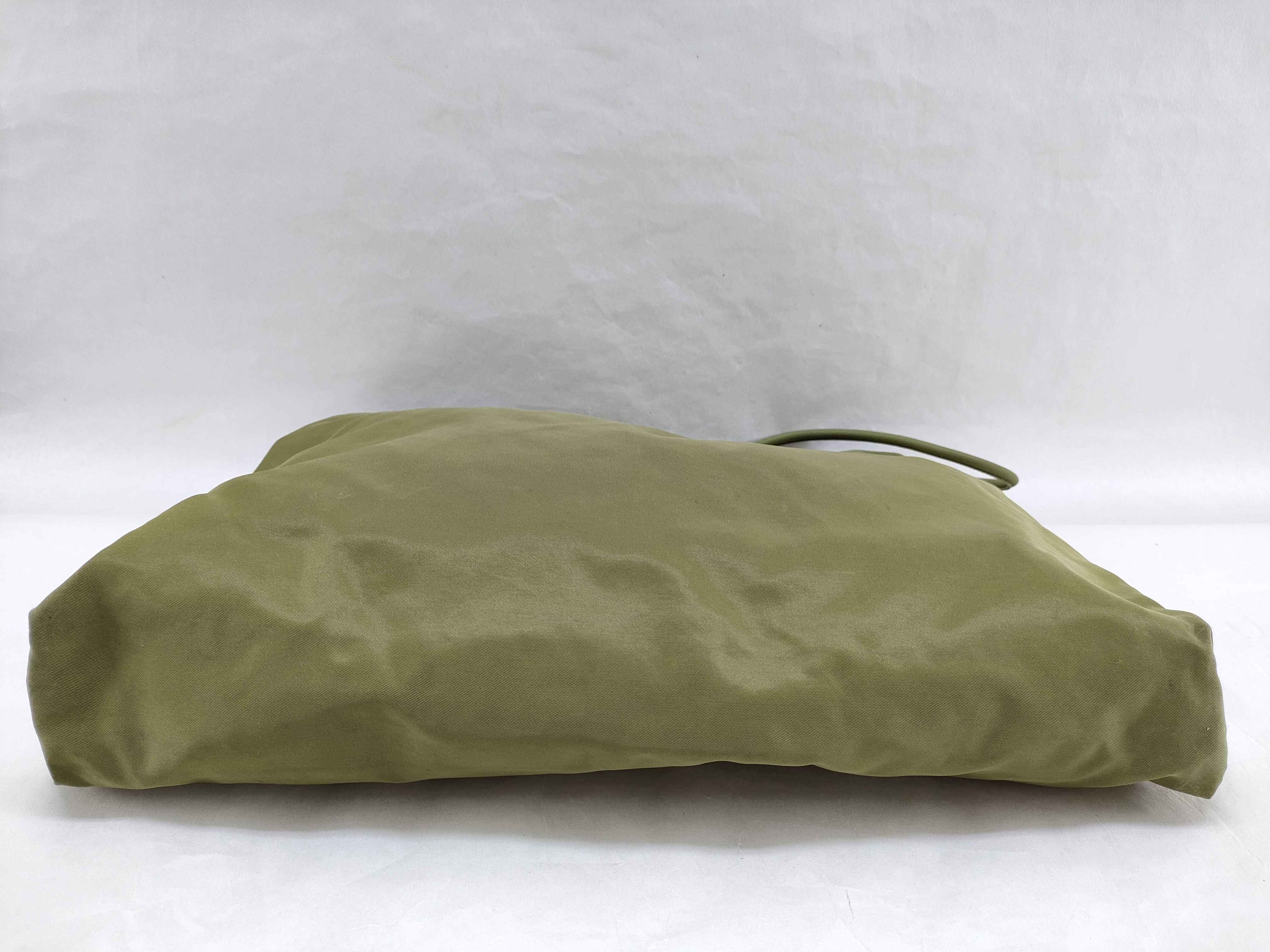 Nylon Tote Bag, Khaki Color — view 7