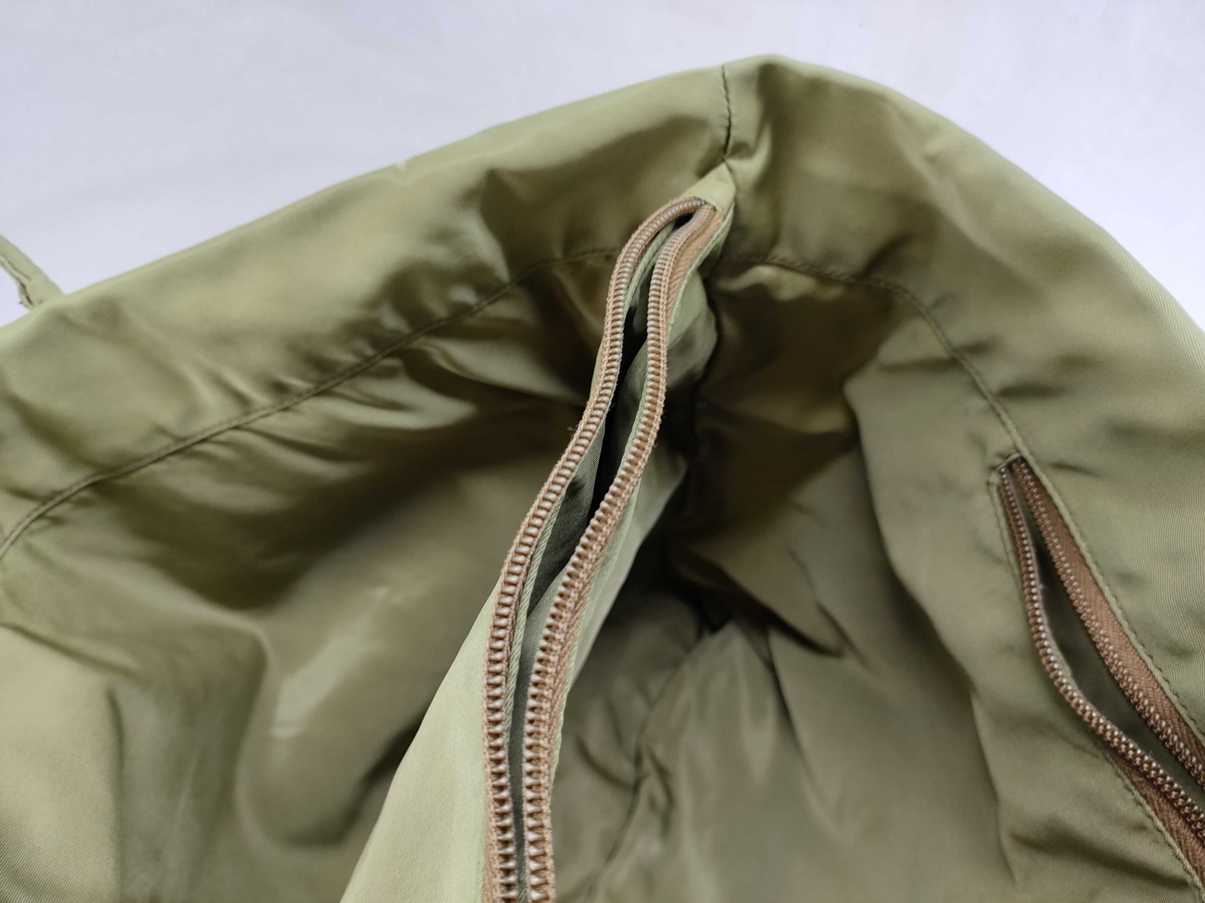 Nylon Tote Bag, Khaki Color — view 8