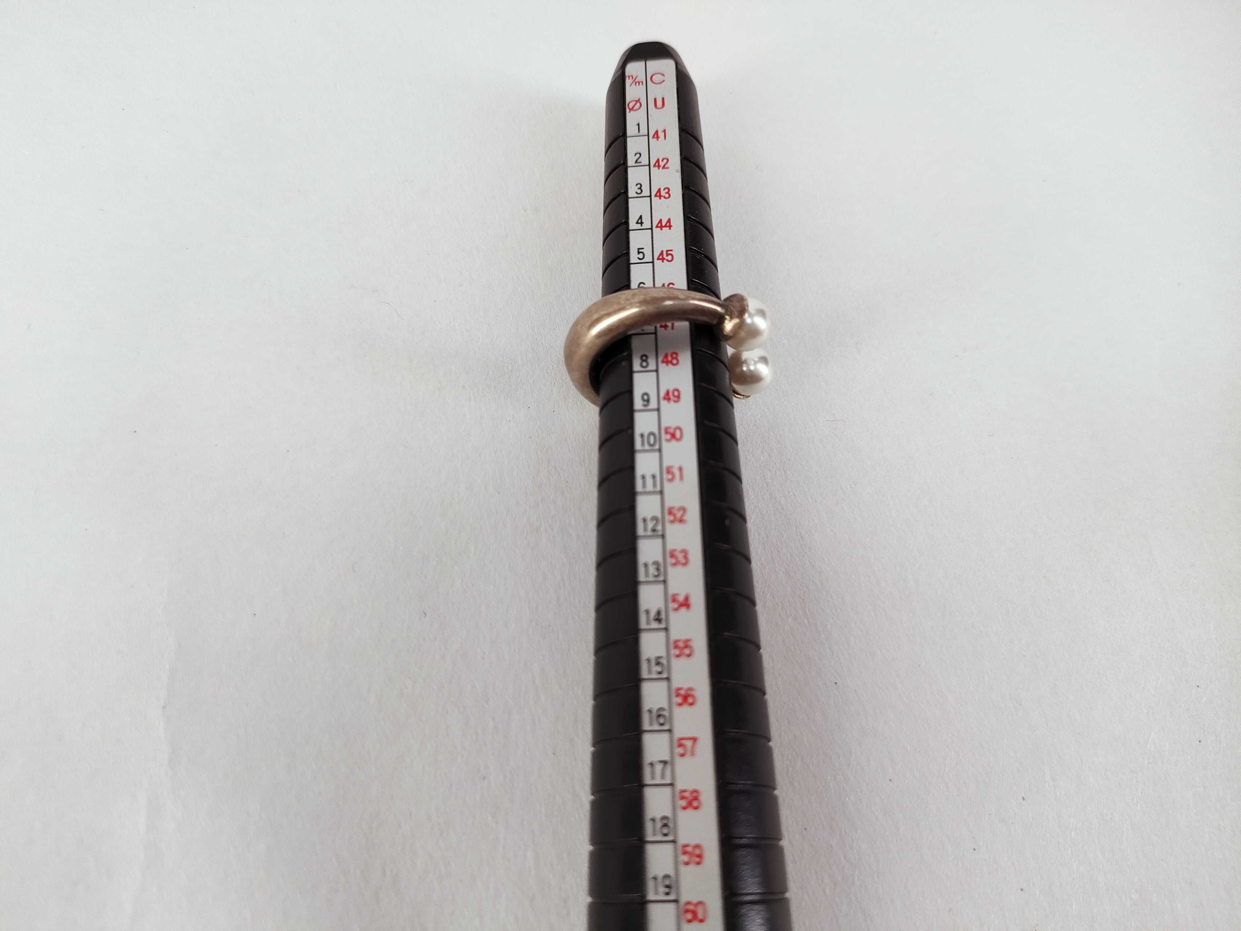 Tribal Pearl Ring, Size S — view 10
