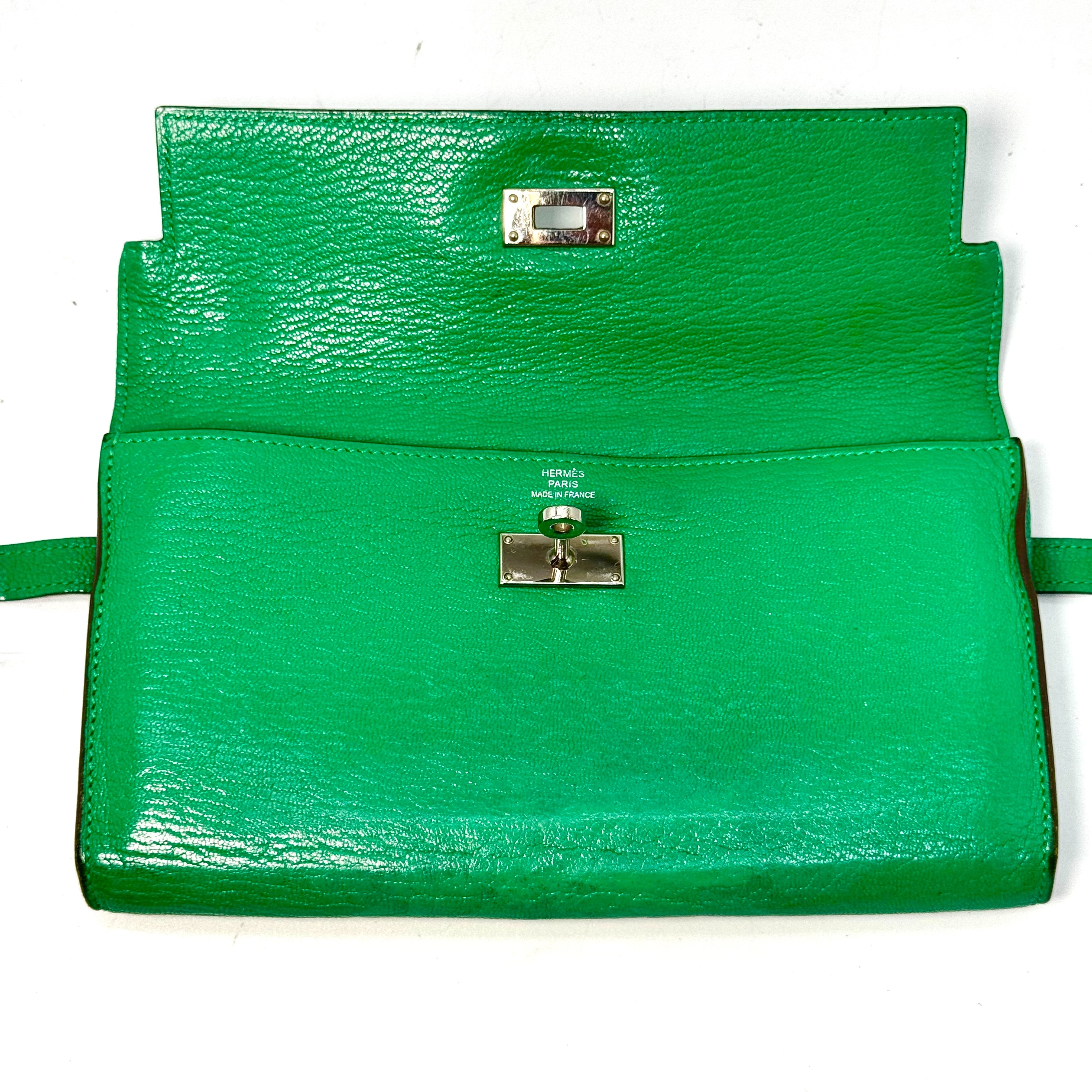 Kelly Wallet Leather Wallet Green — view 3