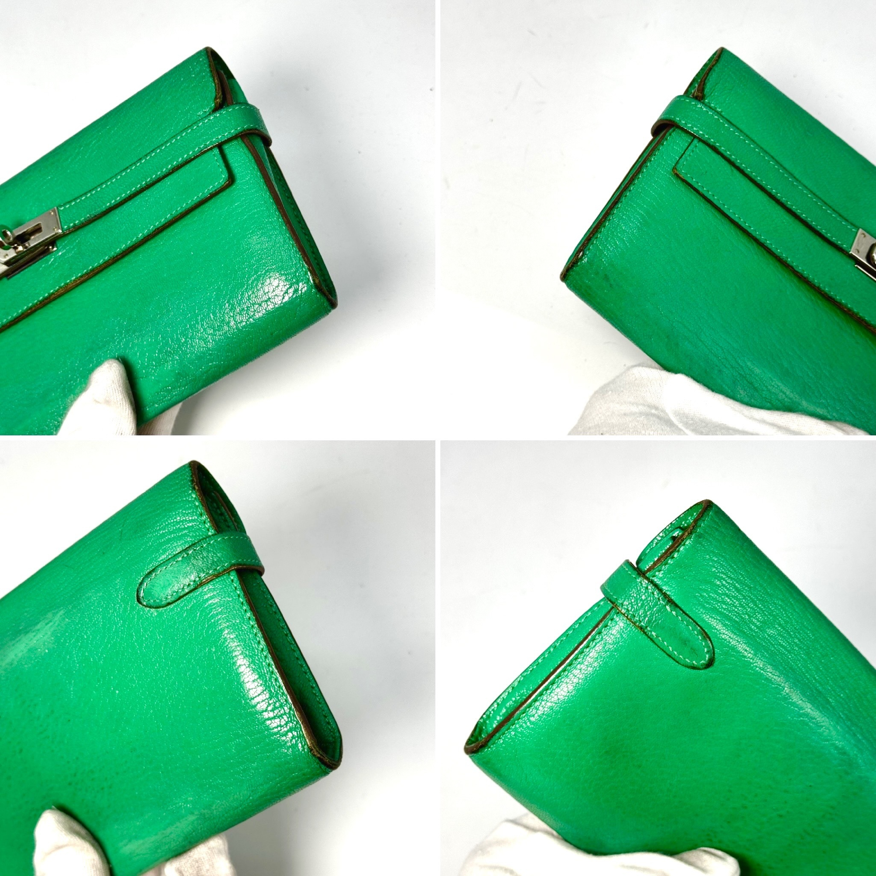 Kelly Wallet Leather Wallet Green — view 6