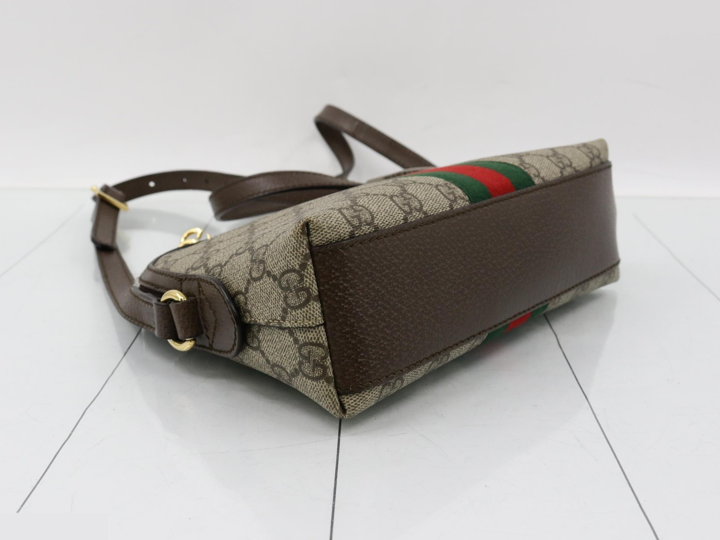 Ophidia GG Supreme Leather Shoulder Bag — view 5