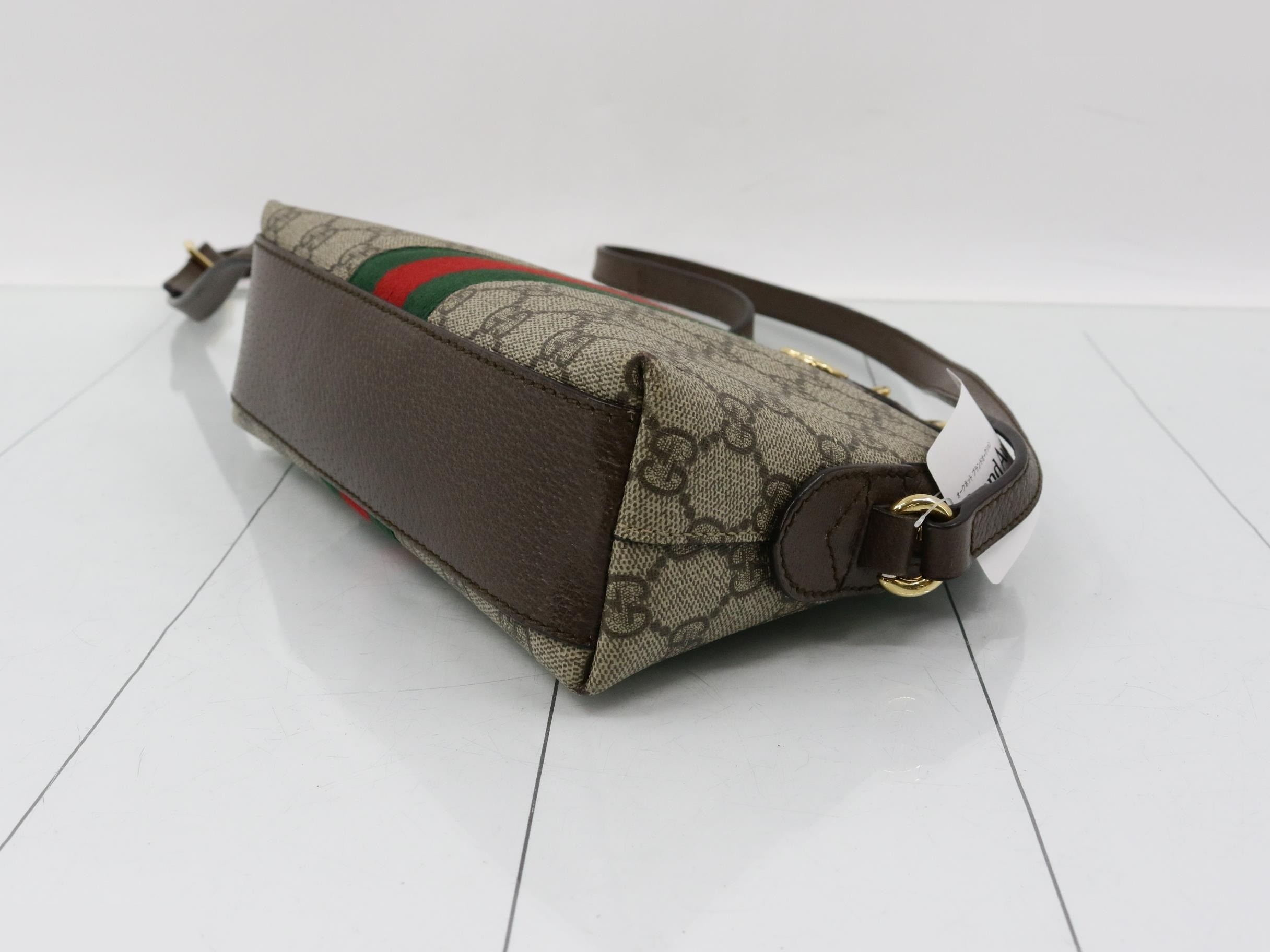 Ophidia GG Supreme Leather Shoulder Bag — view 6