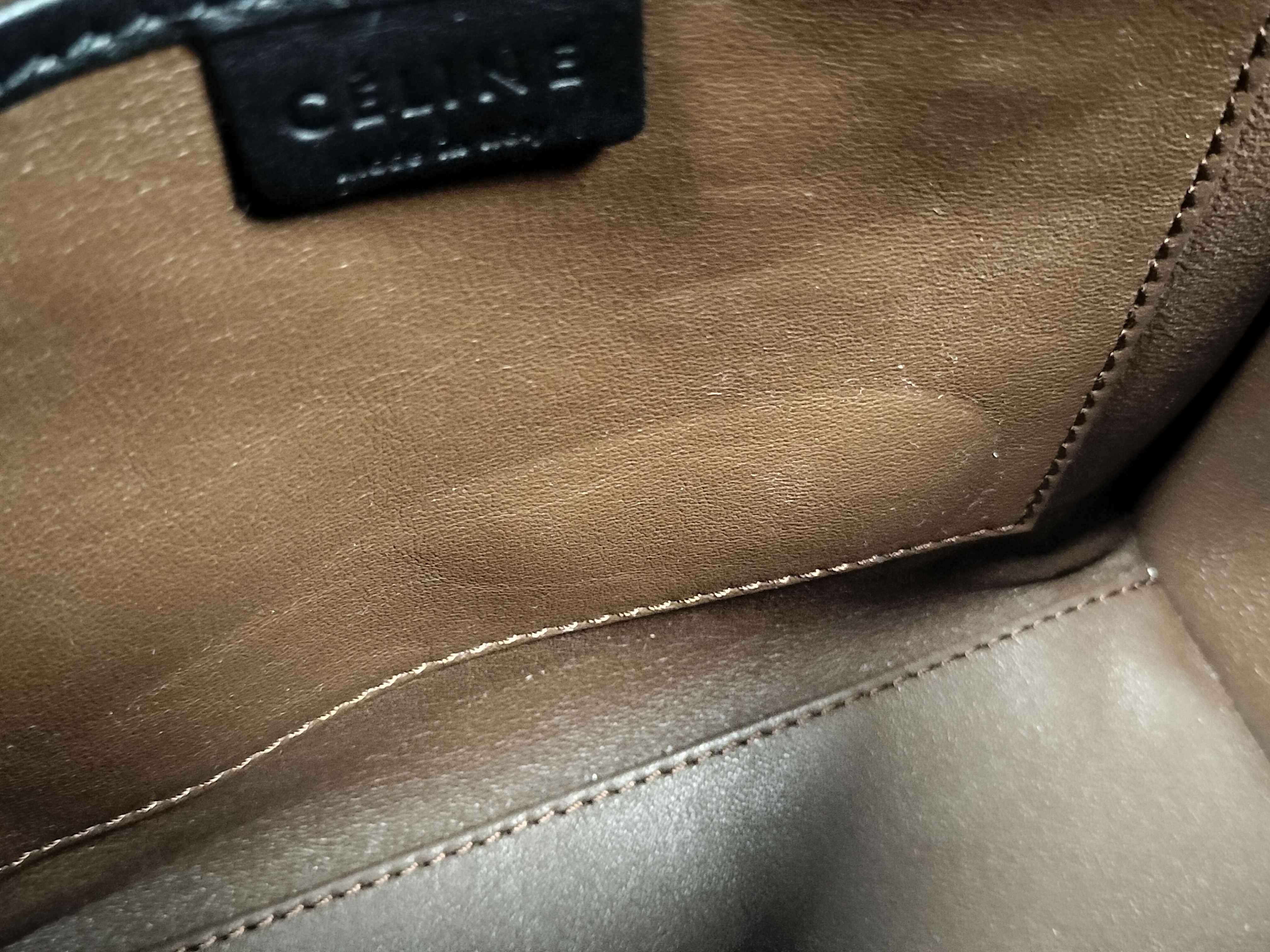 Nano Luggage 2-Way Shoulder Bag in Black, Blue, and Brown Suede — view 14