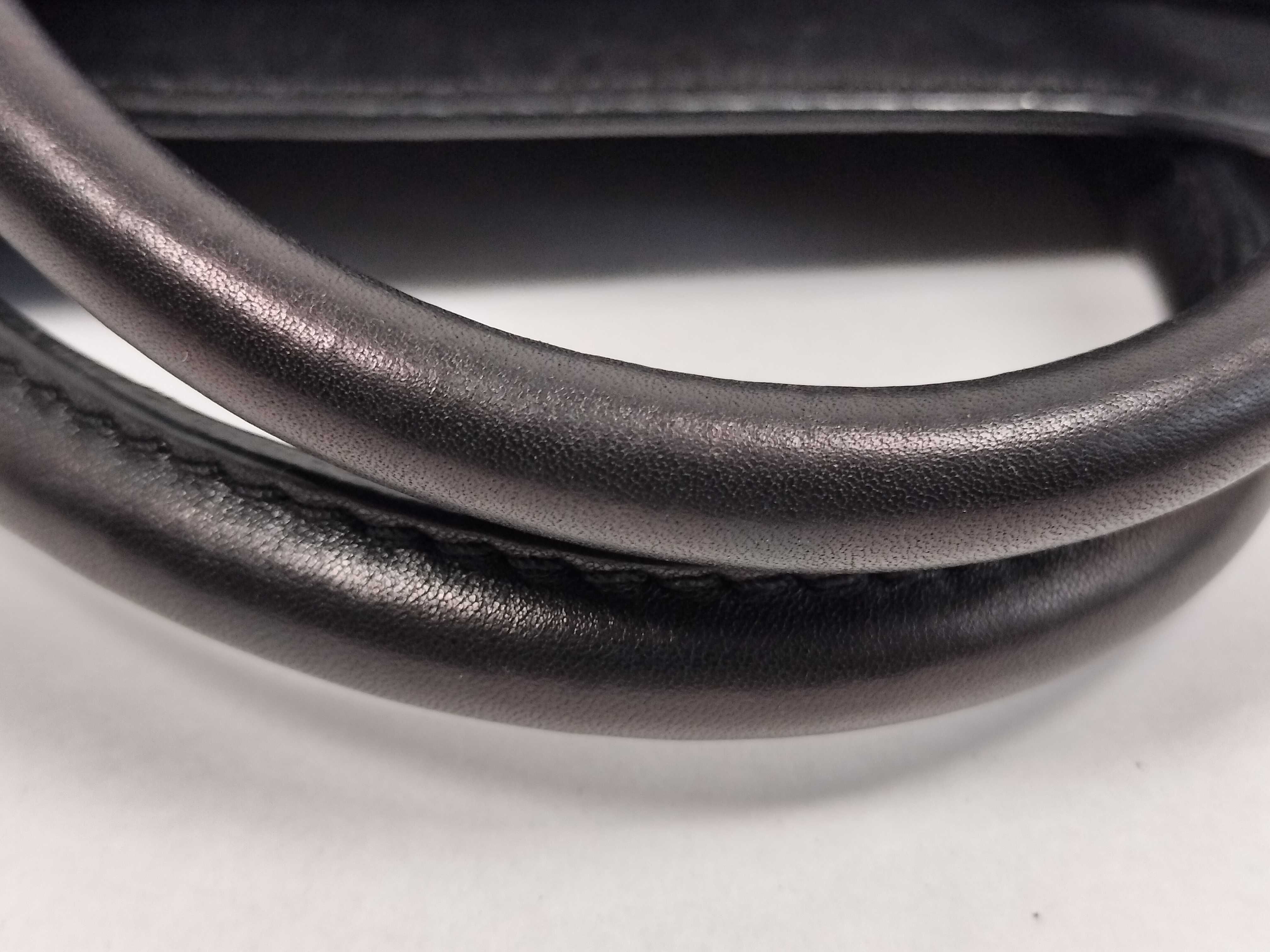 Nano Luggage 2-Way Shoulder Bag in Black, Blue, and Brown Suede — view 4