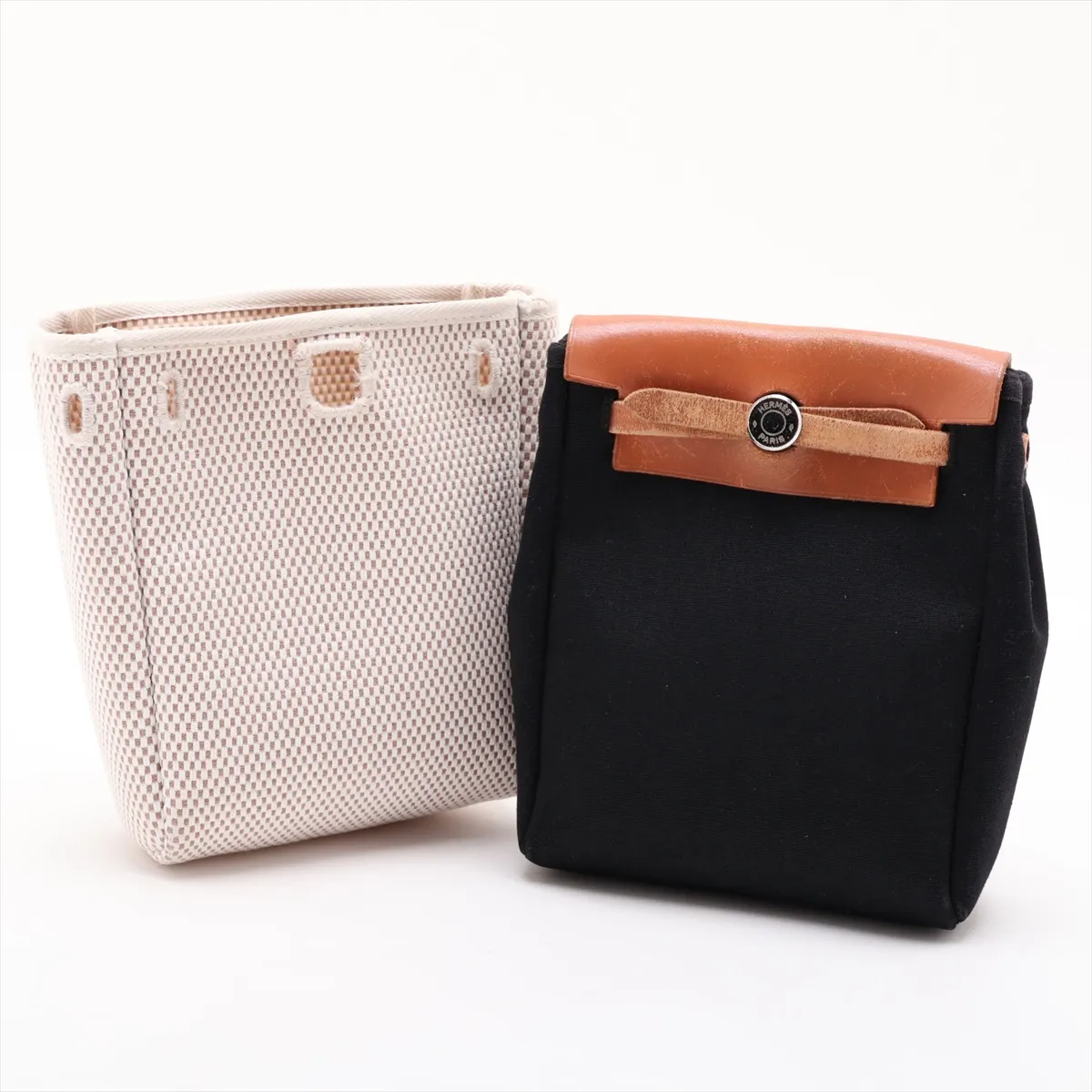 Herbag TPM Toile Officier x Vache Hunter Black x Brown Silver Hardware H:2004 — view 9