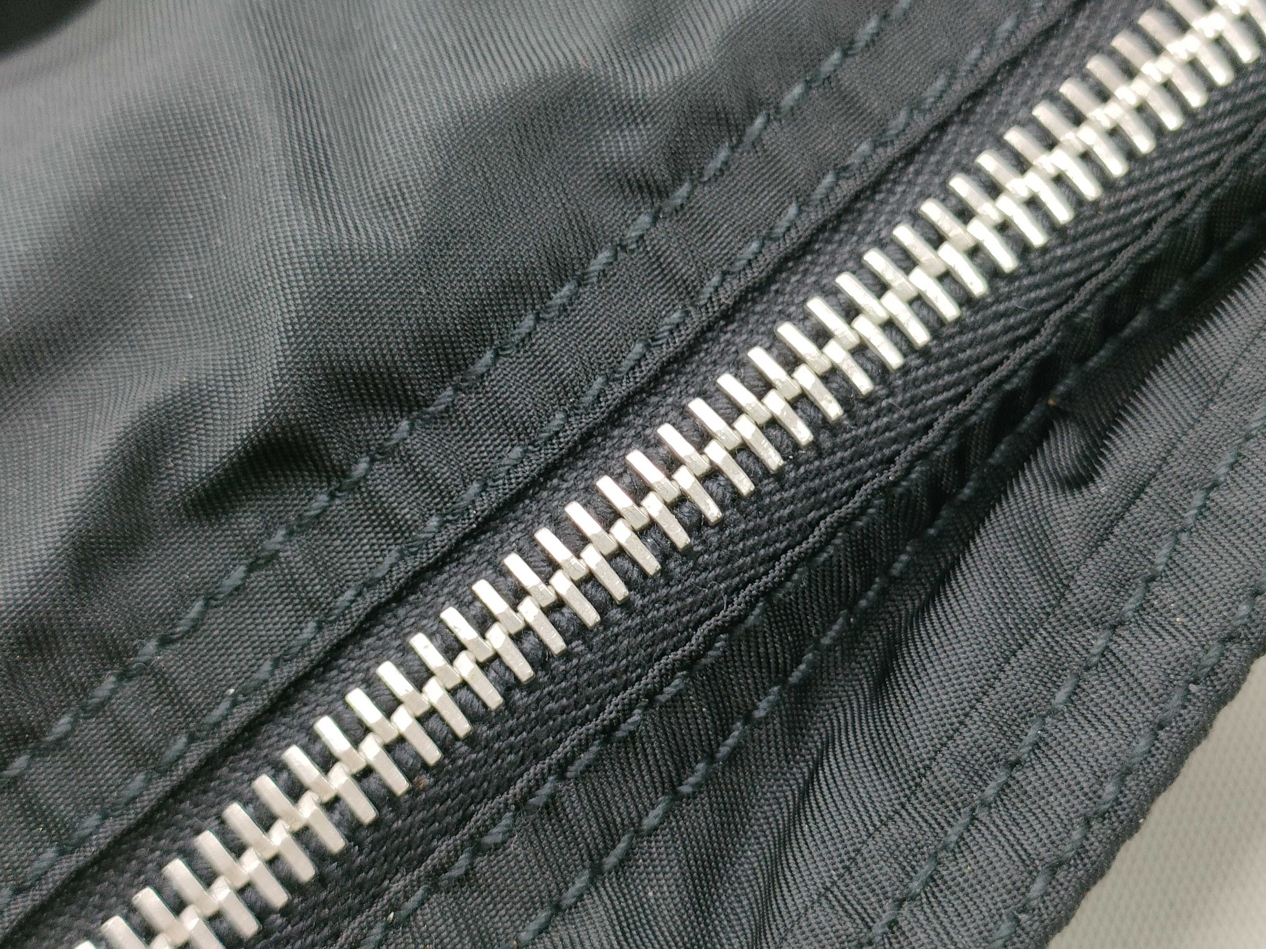 nylon bag, Prada Tessuto handbag, black tote bag — view 11