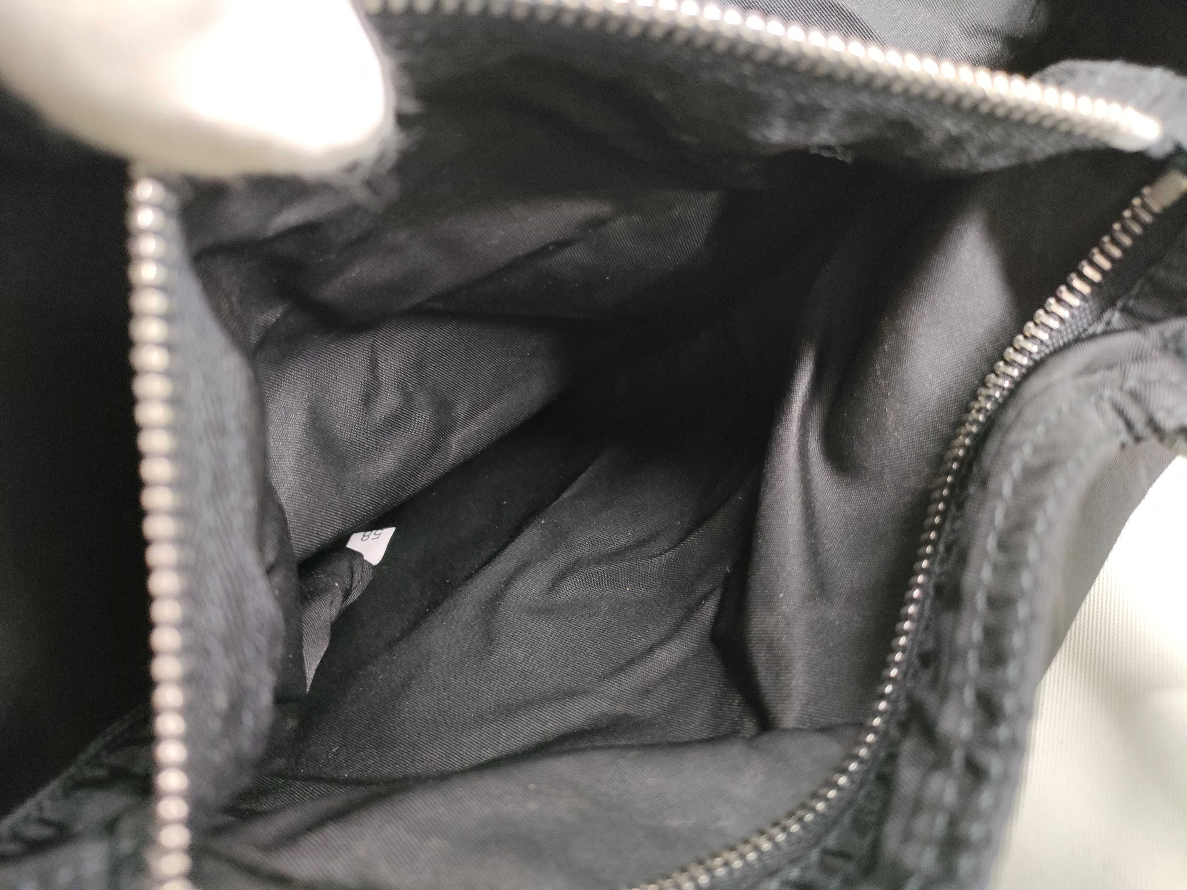 nylon bag, Prada Tessuto handbag, black tote bag — view 9