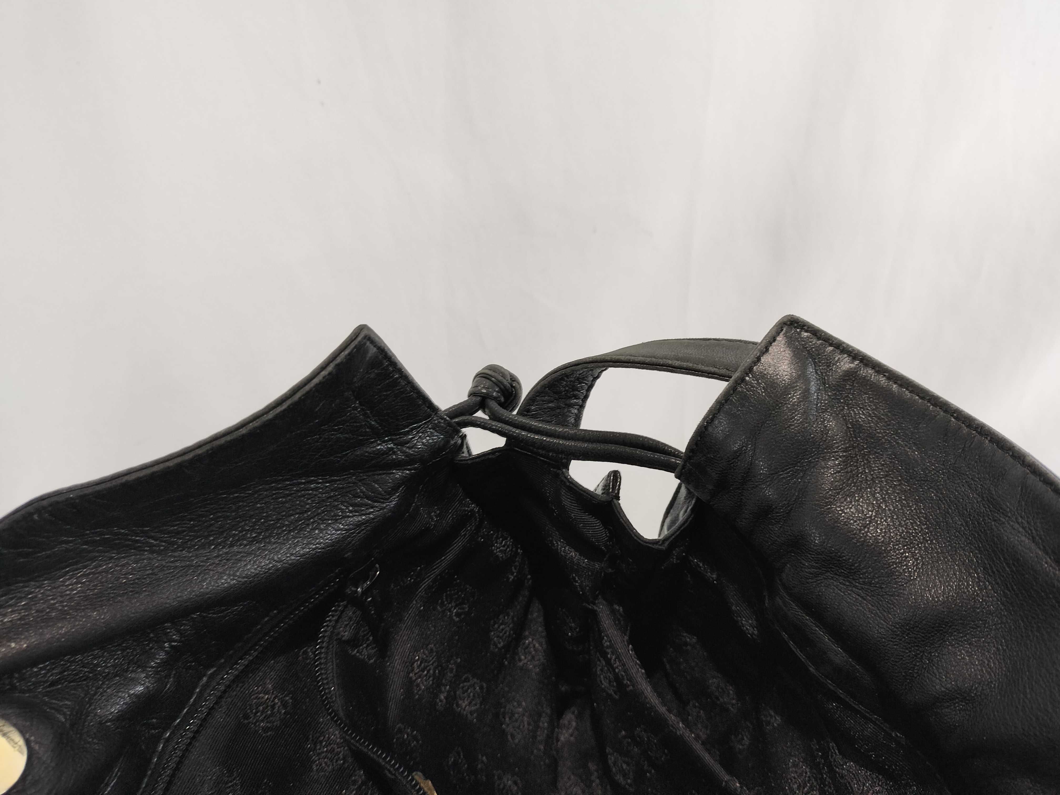Anagram Nappa Leather Drawstring Shoulder Bag — view 12