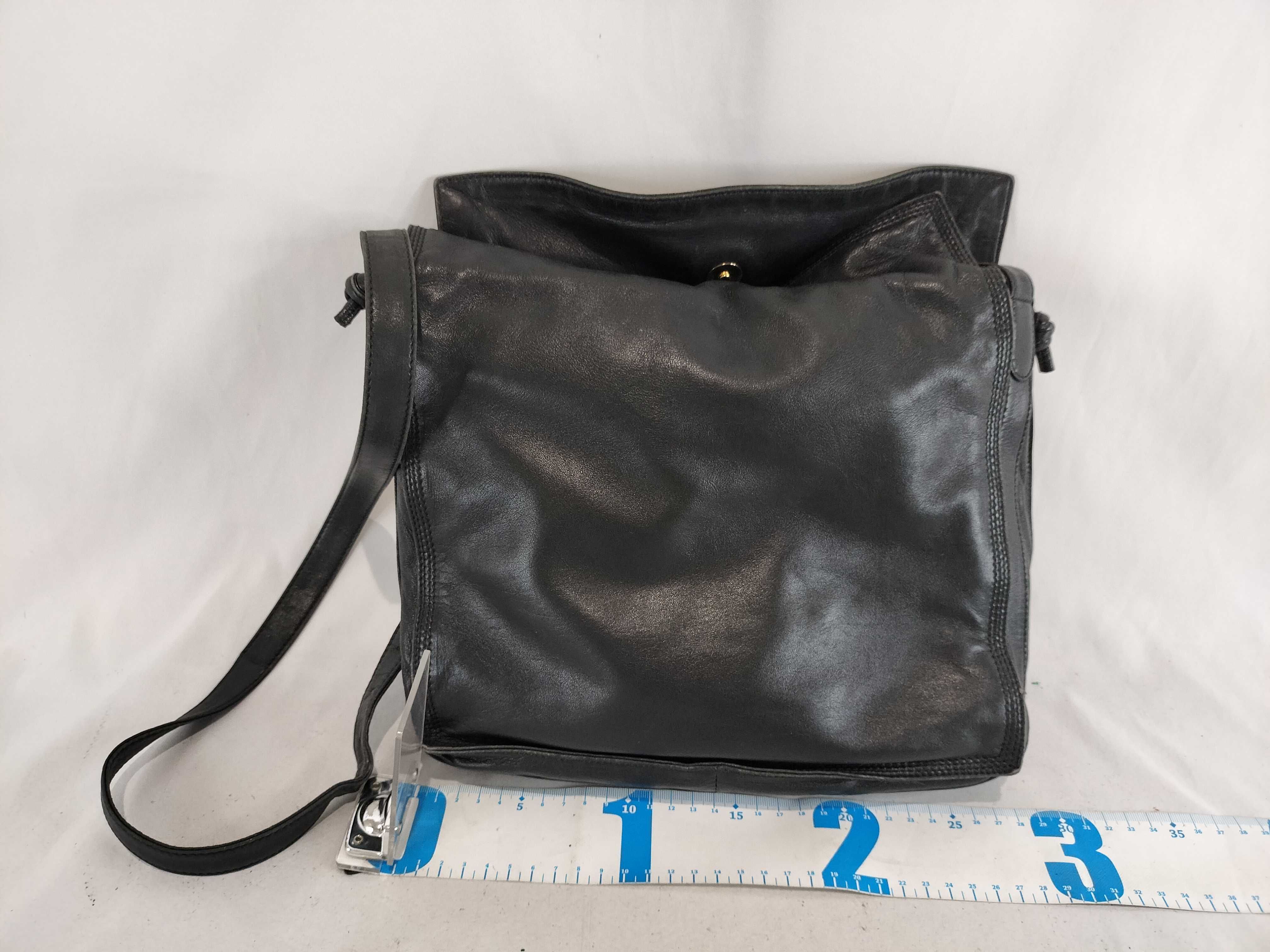 Anagram Nappa Leather Drawstring Shoulder Bag — view 3