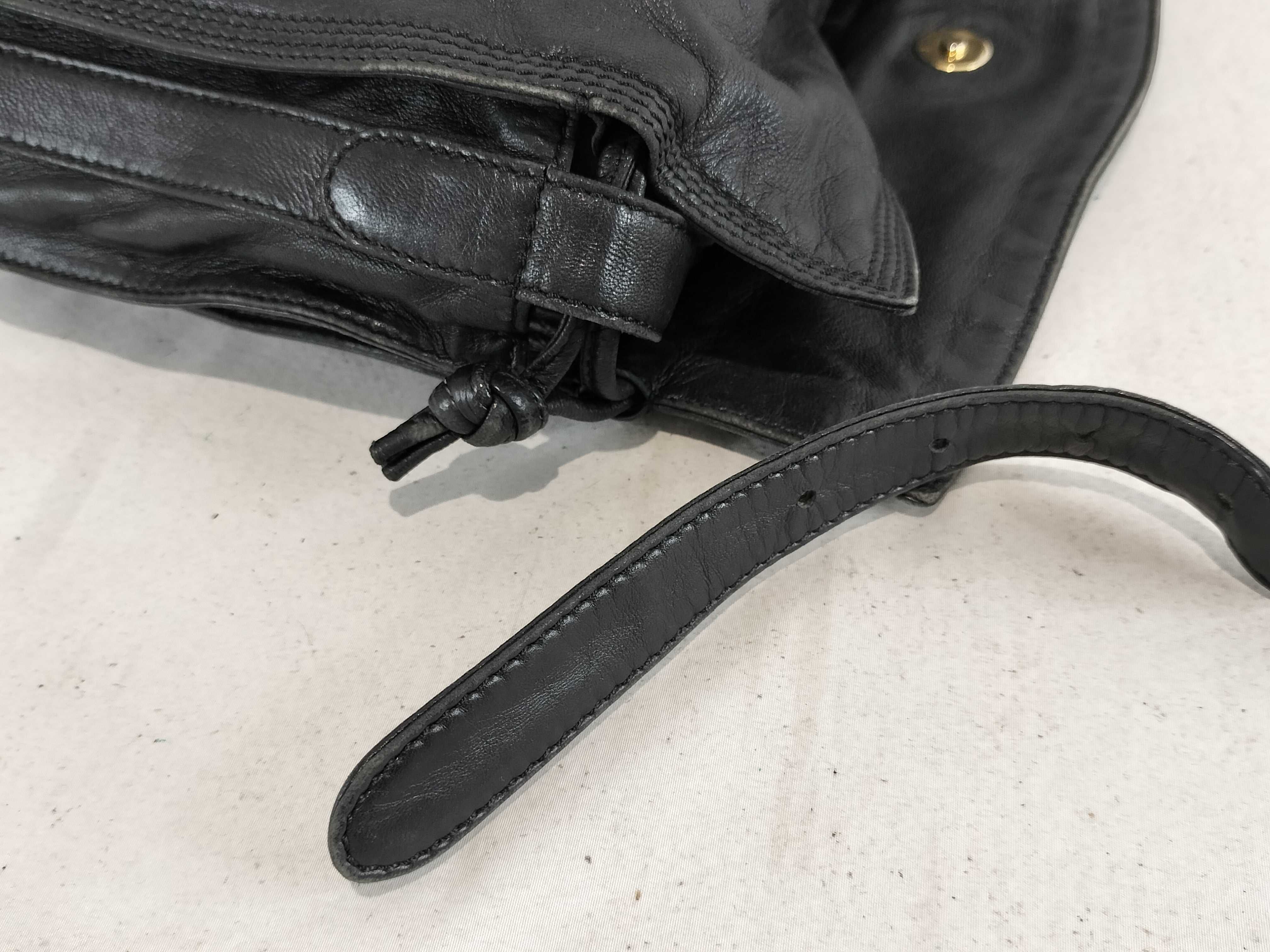 Anagram Nappa Leather Drawstring Shoulder Bag — view 6