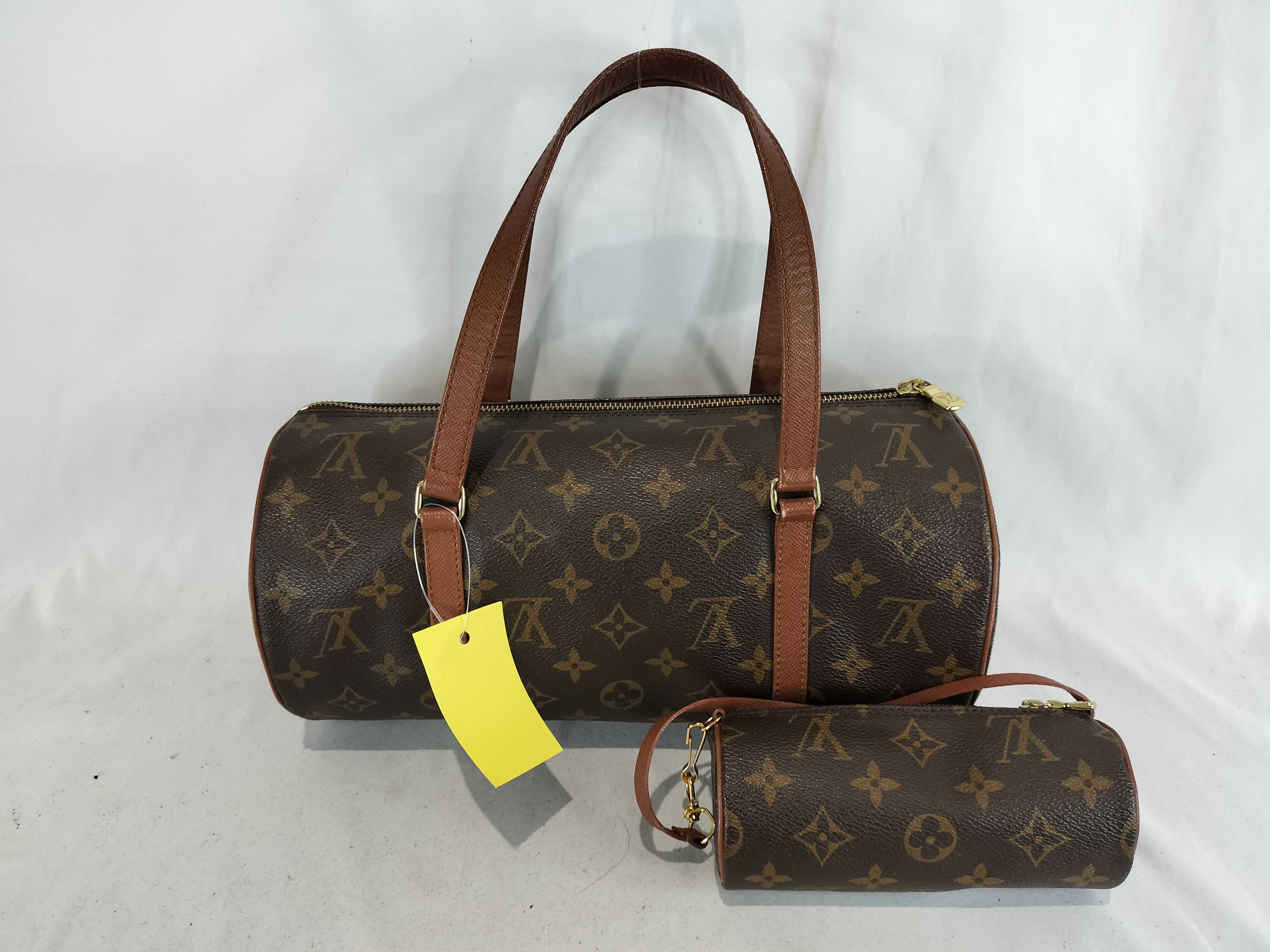 Monogram Mono Old Papillon Handbag with Pouch — view 2