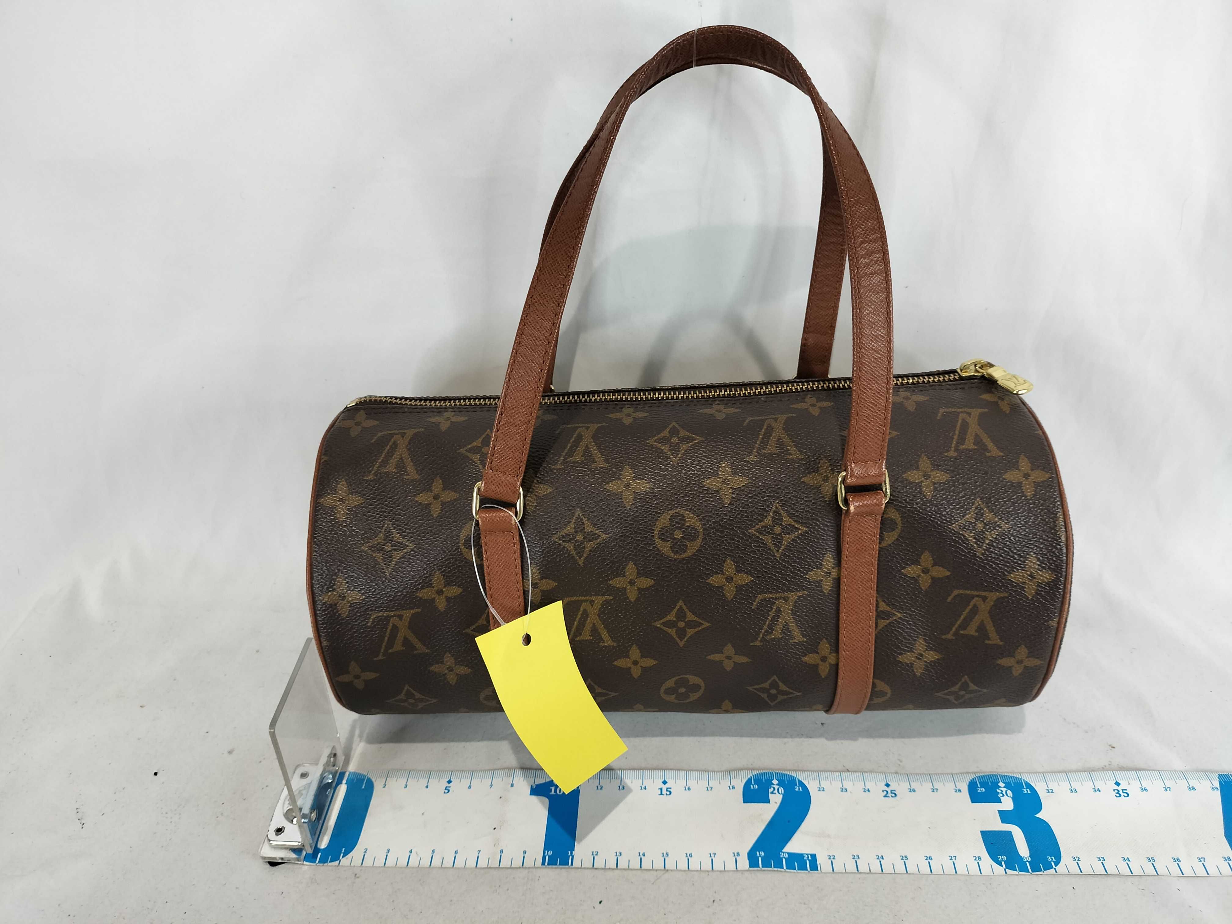 Monogram Mono Old Papillon Handbag with Pouch — view 3