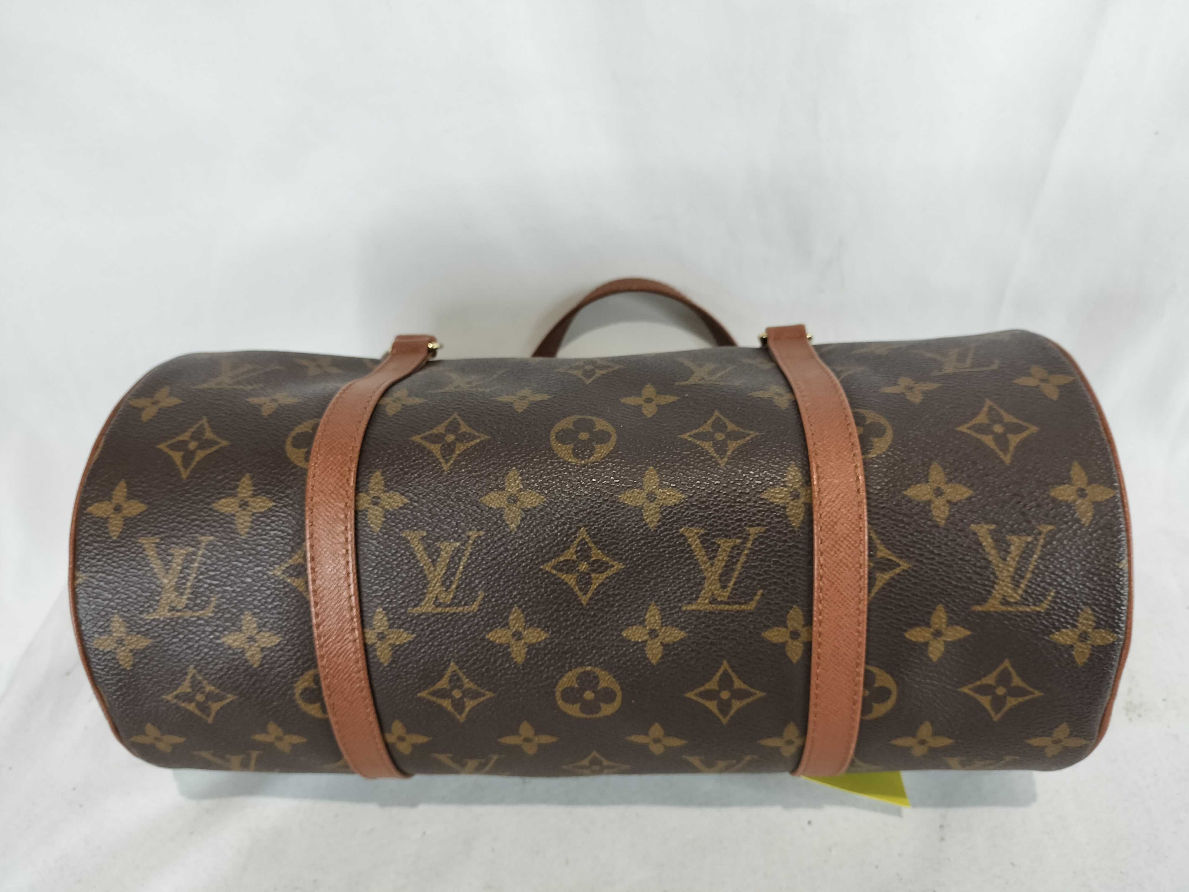 Monogram Mono Old Papillon Handbag with Pouch — view 6