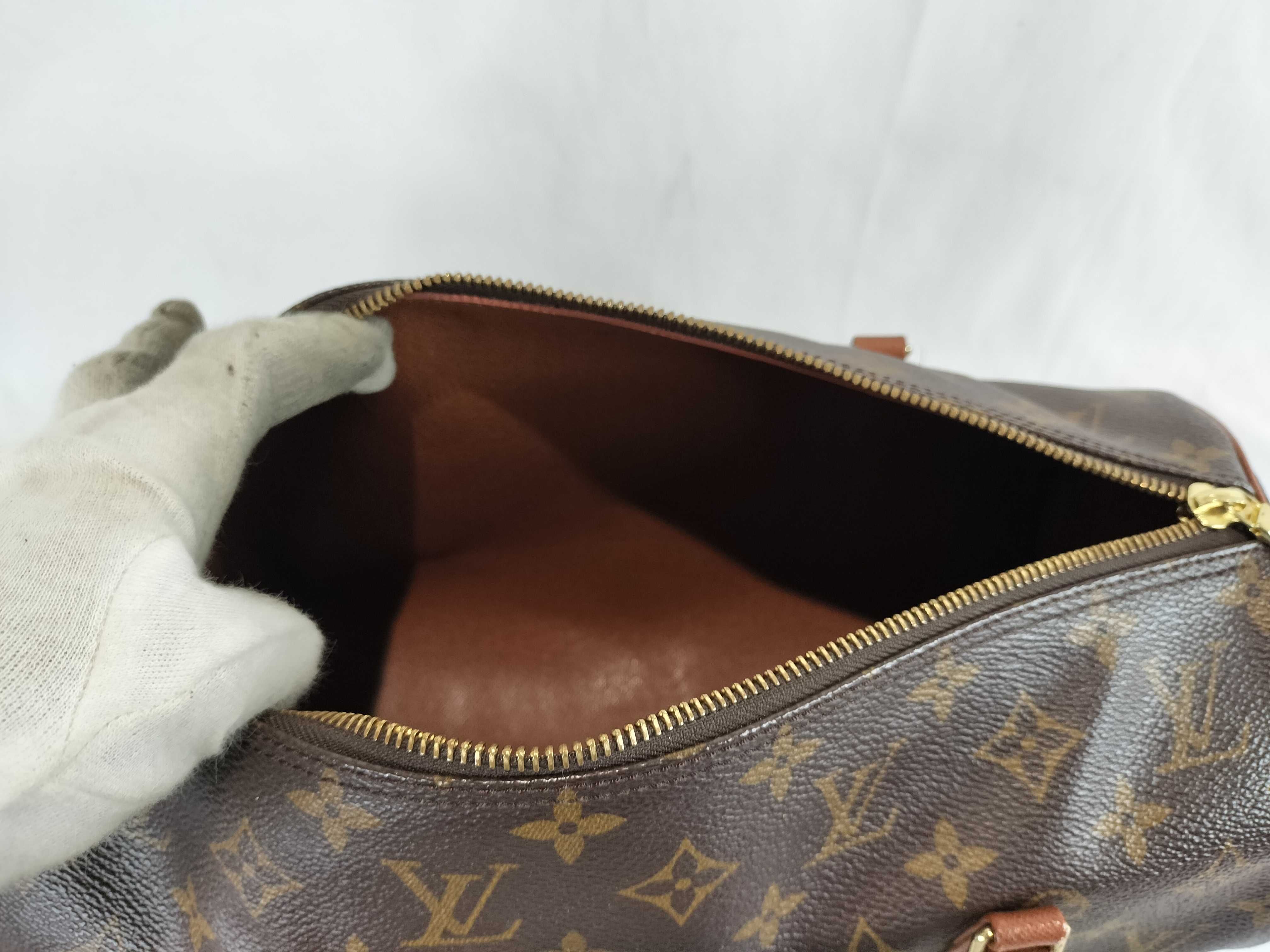Monogram Mono Old Papillon Handbag with Pouch — view 8