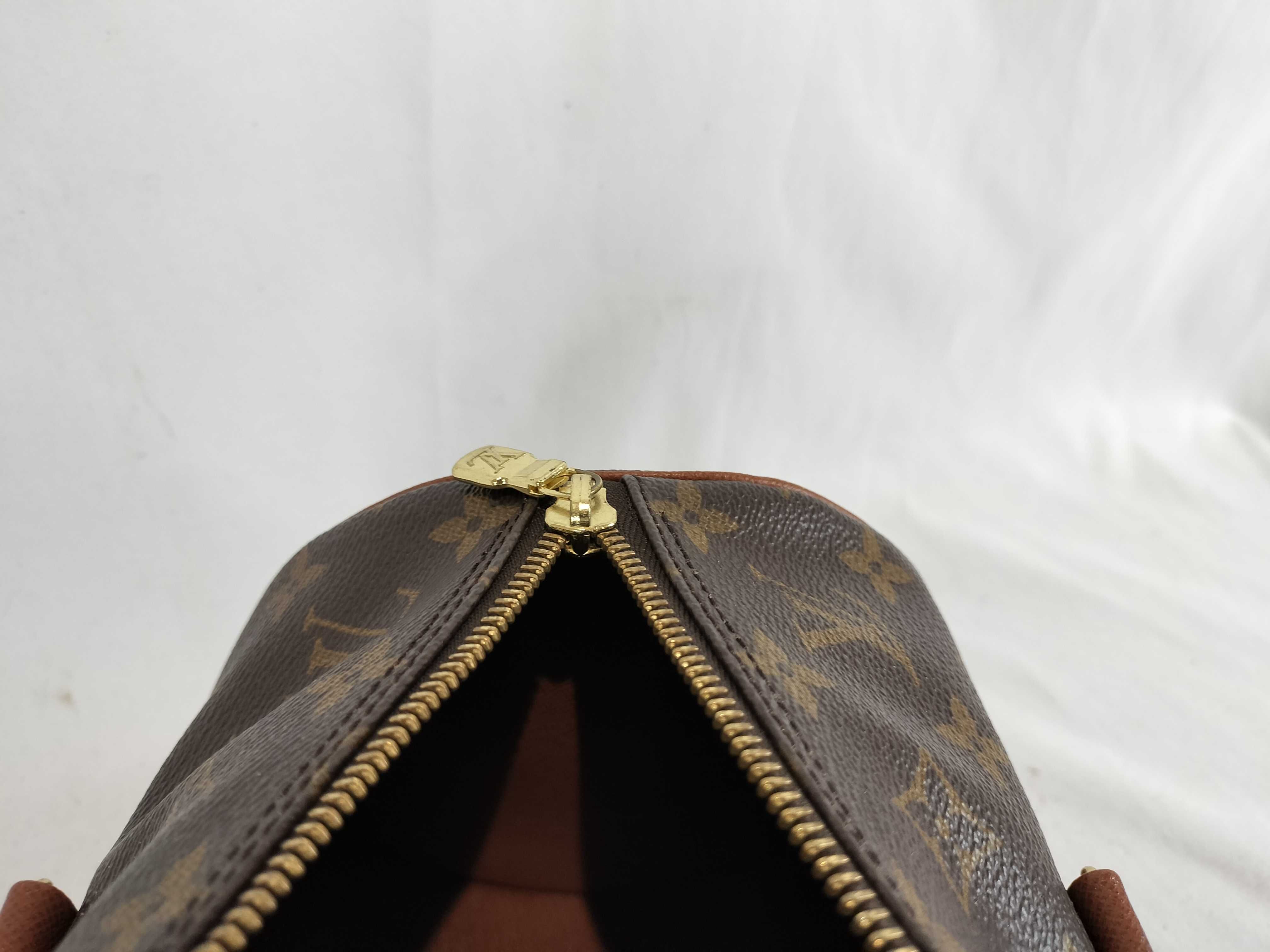 Monogram Mono Old Papillon Handbag with Pouch — view 10