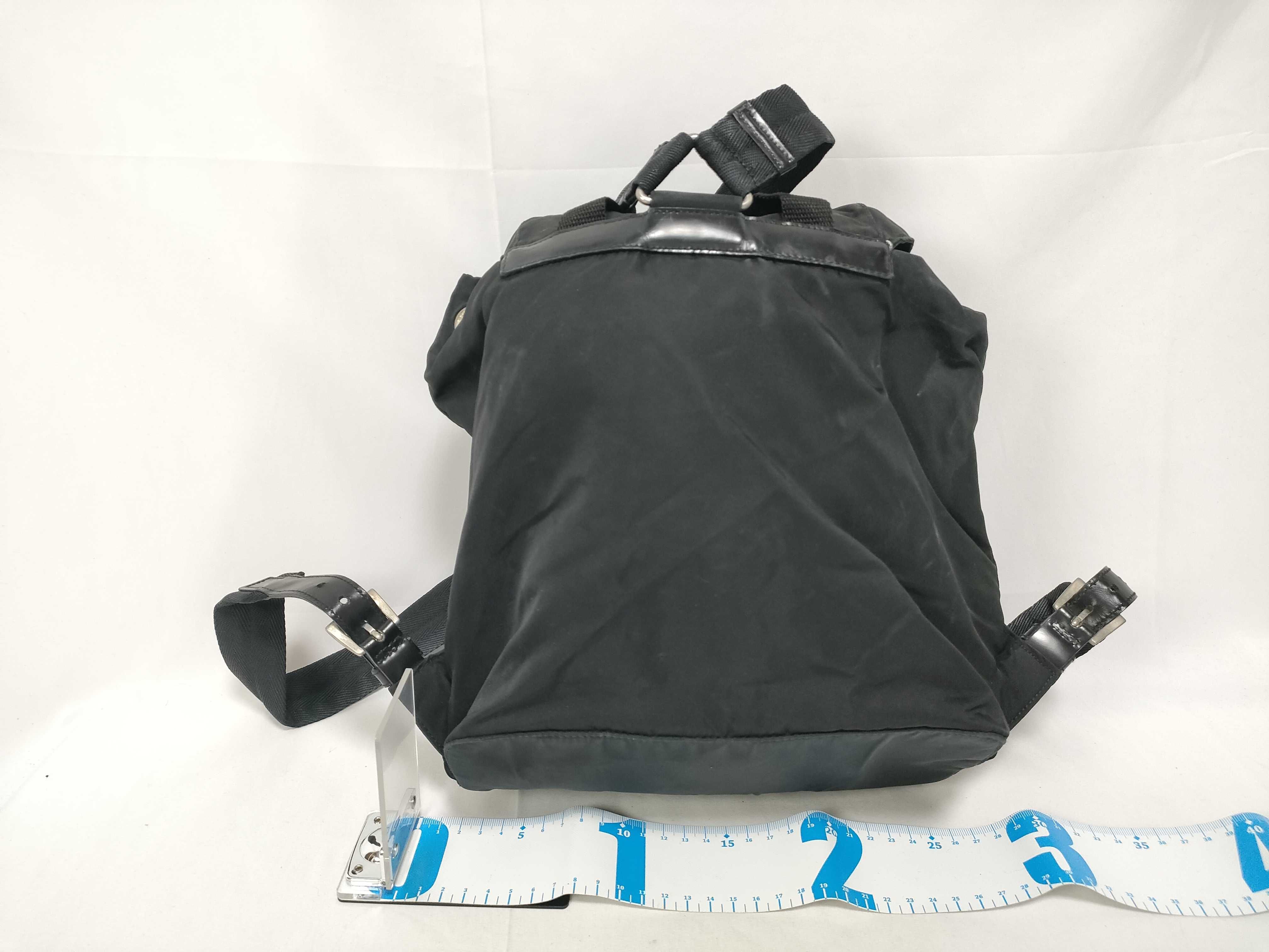 Backpack Mini Triangle Logo Black Rucksack — view 2
