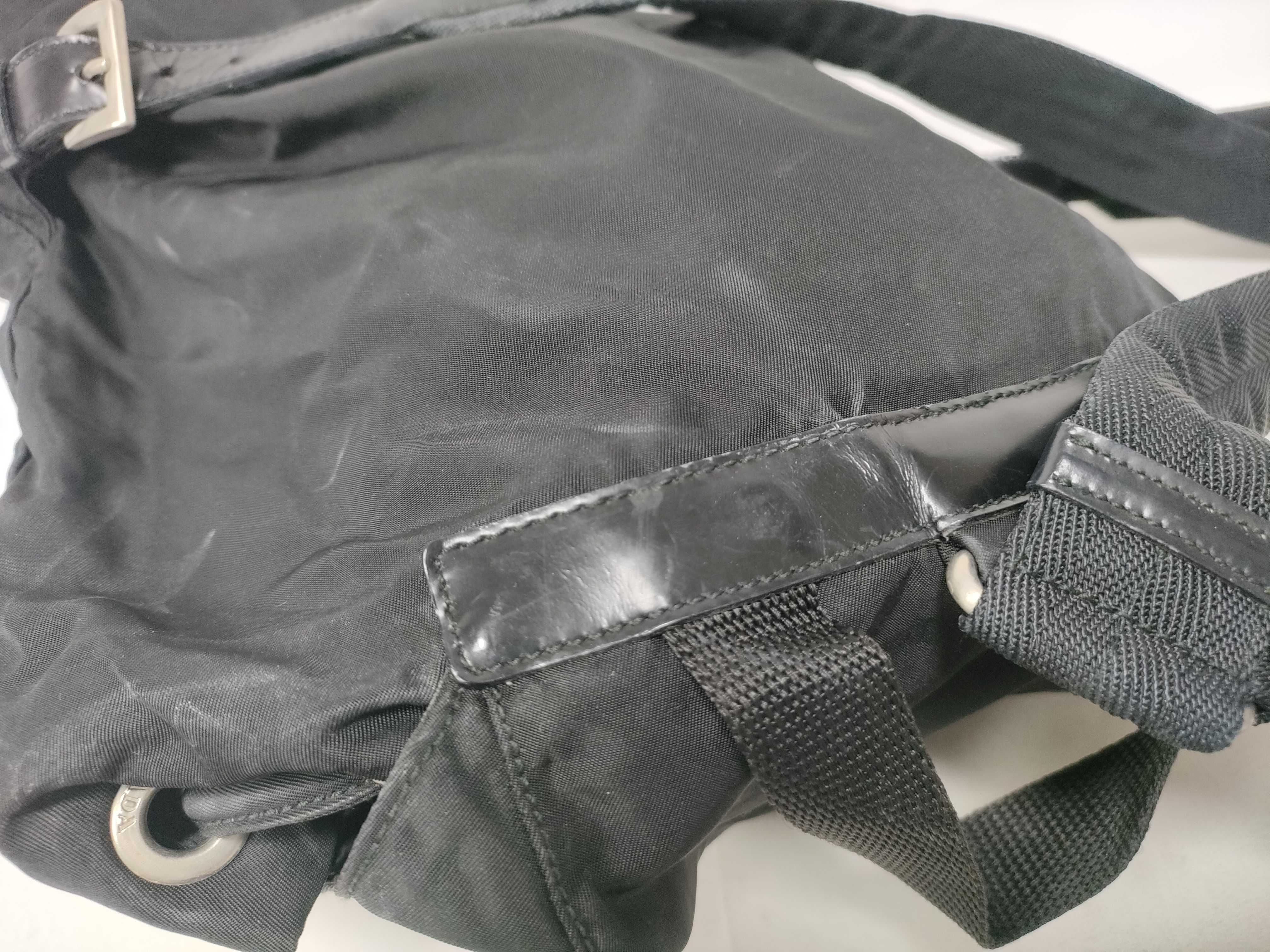 Backpack Mini Triangle Logo Black Rucksack — view 12