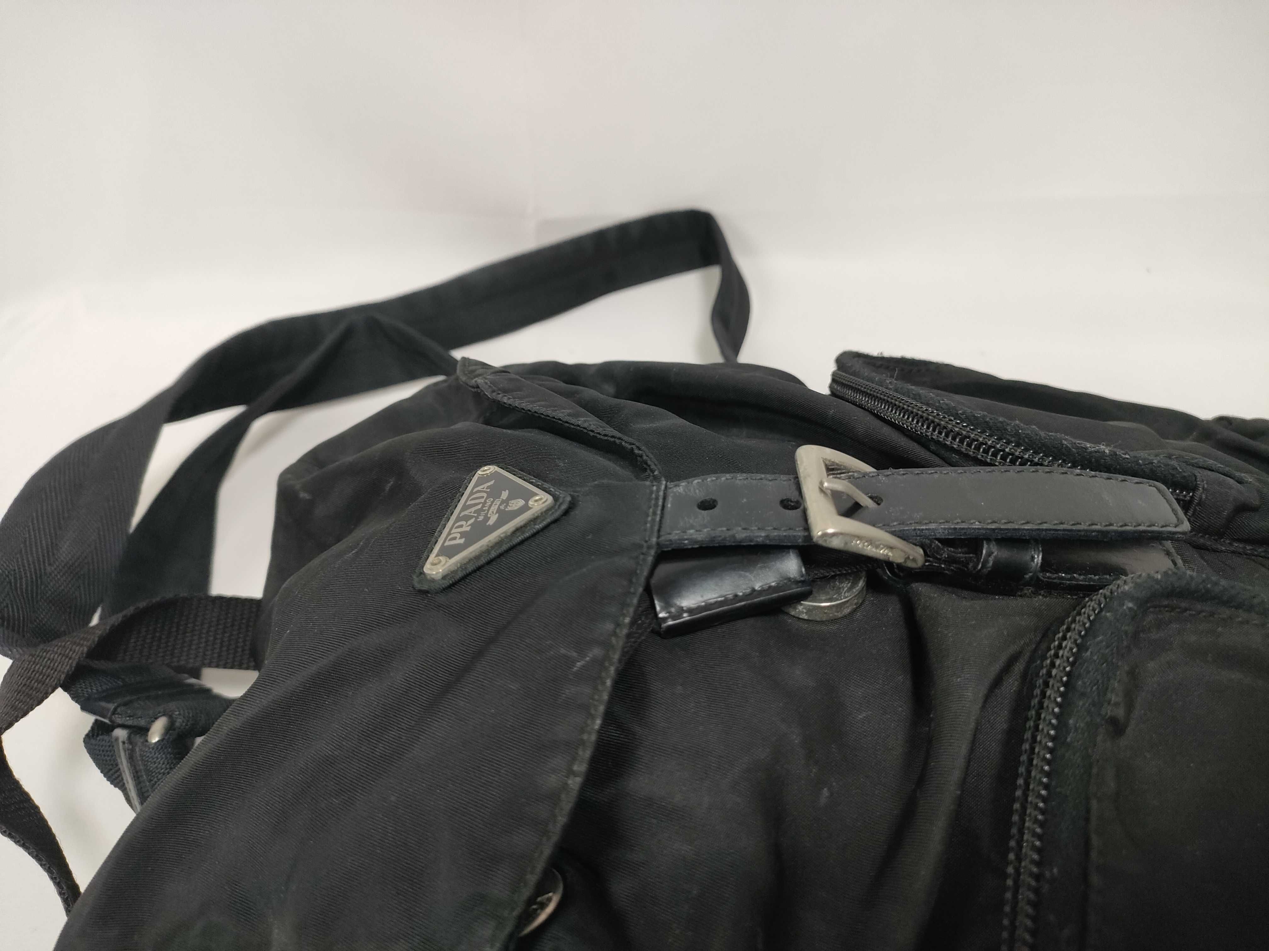 Backpack Mini Triangle Logo Black Rucksack — view 14