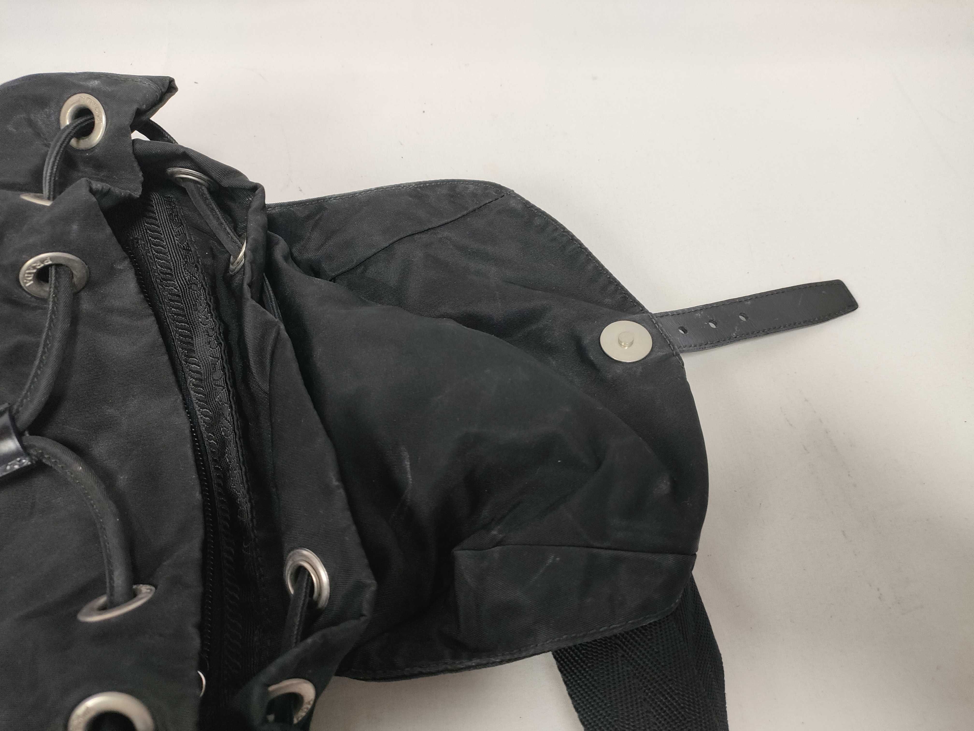 Backpack Mini Triangle Logo Black Rucksack — view 15