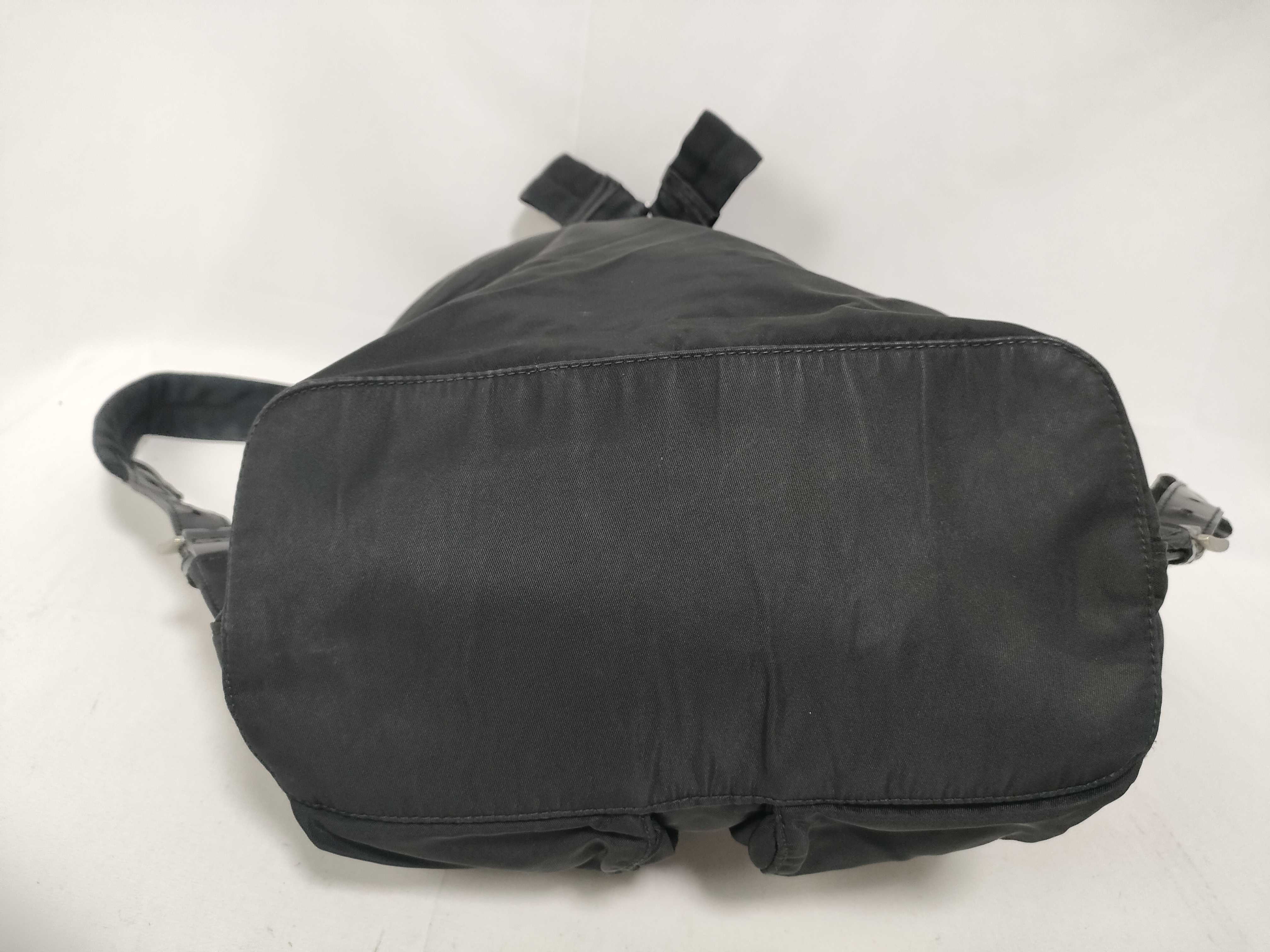 Backpack Mini Triangle Logo Black Rucksack — view 3