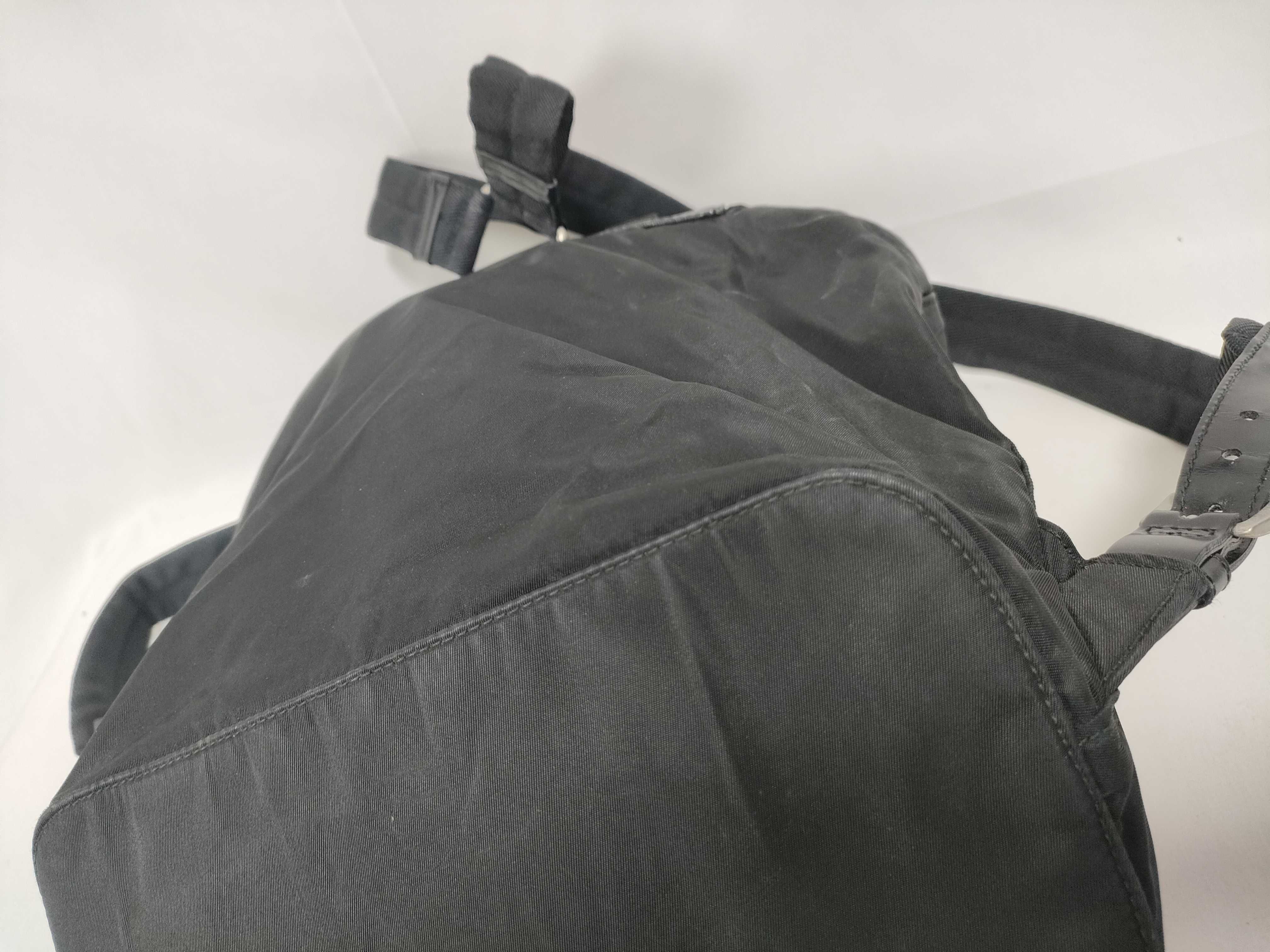 Backpack Mini Triangle Logo Black Rucksack — view 4