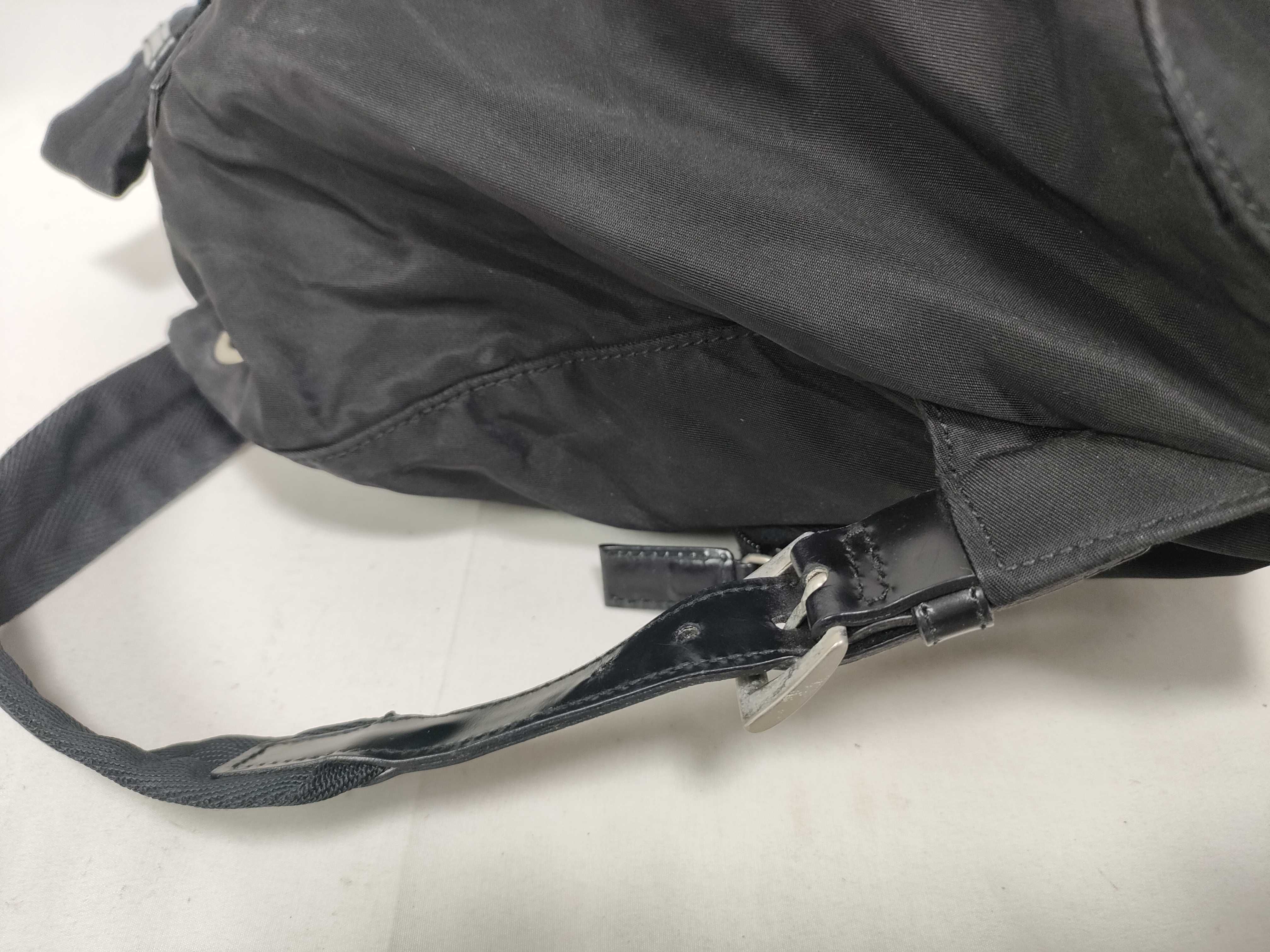 Backpack Mini Triangle Logo Black Rucksack — view 6