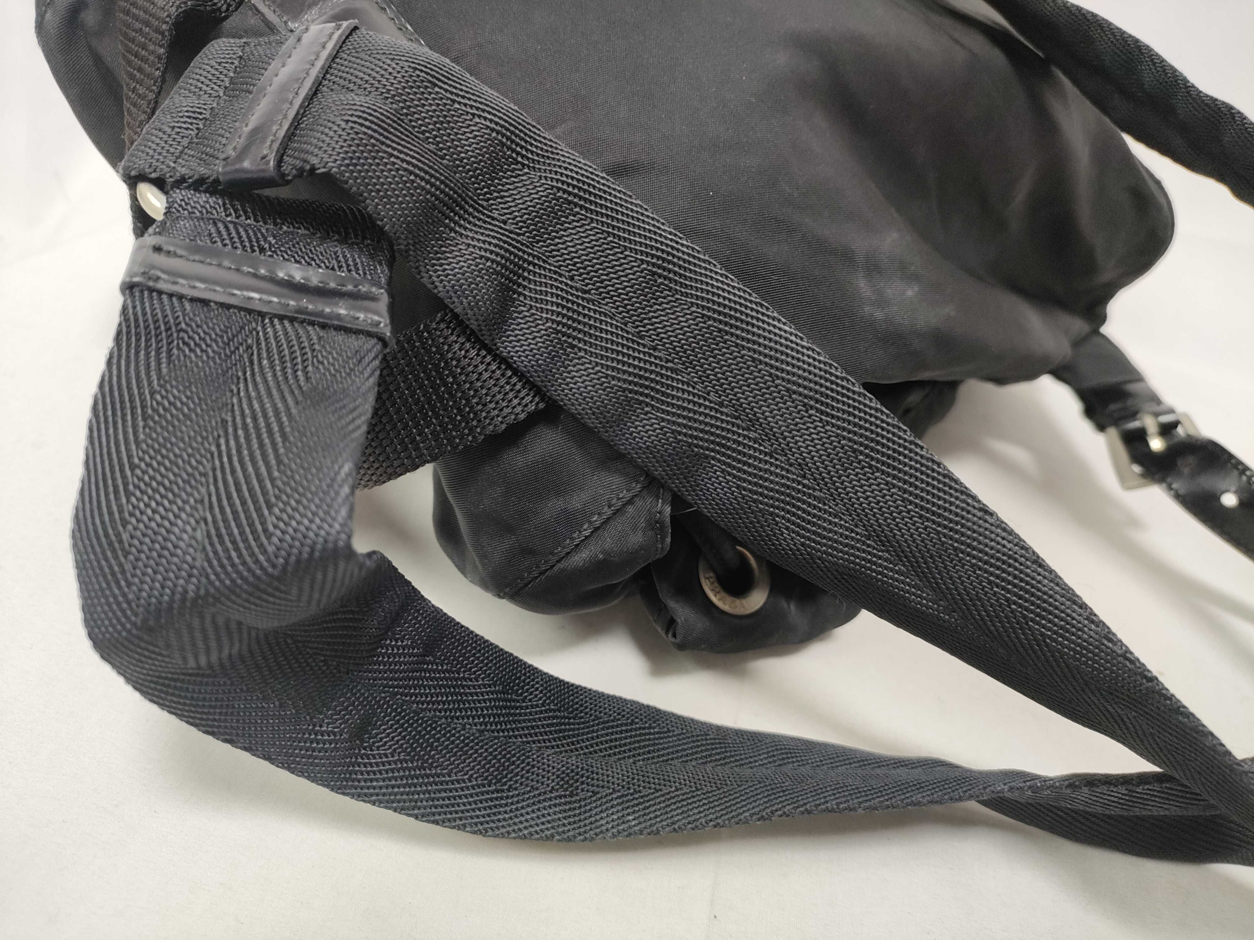 Backpack Mini Triangle Logo Black Rucksack — view 8