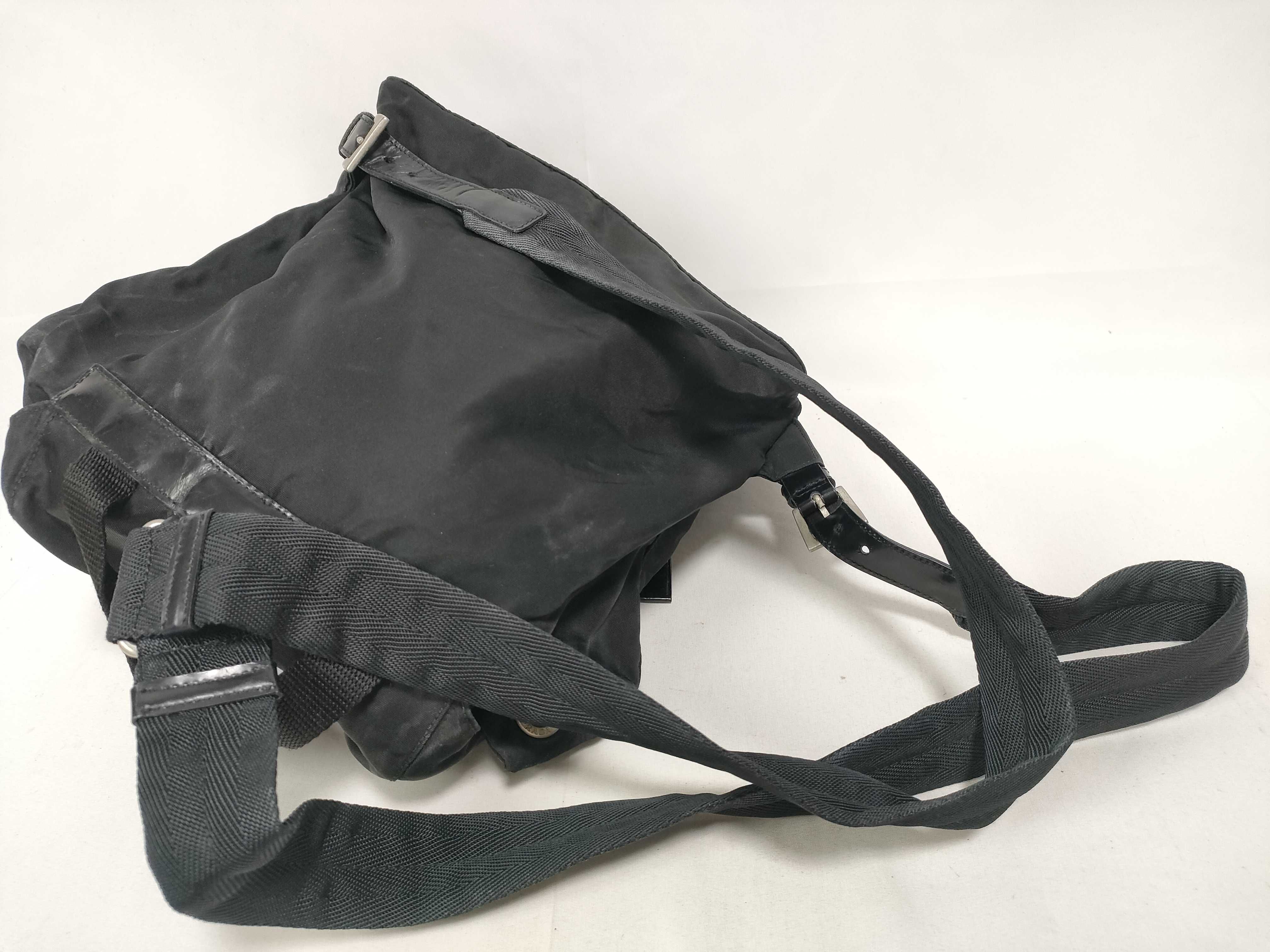 Backpack Mini Triangle Logo Black Rucksack — view 9