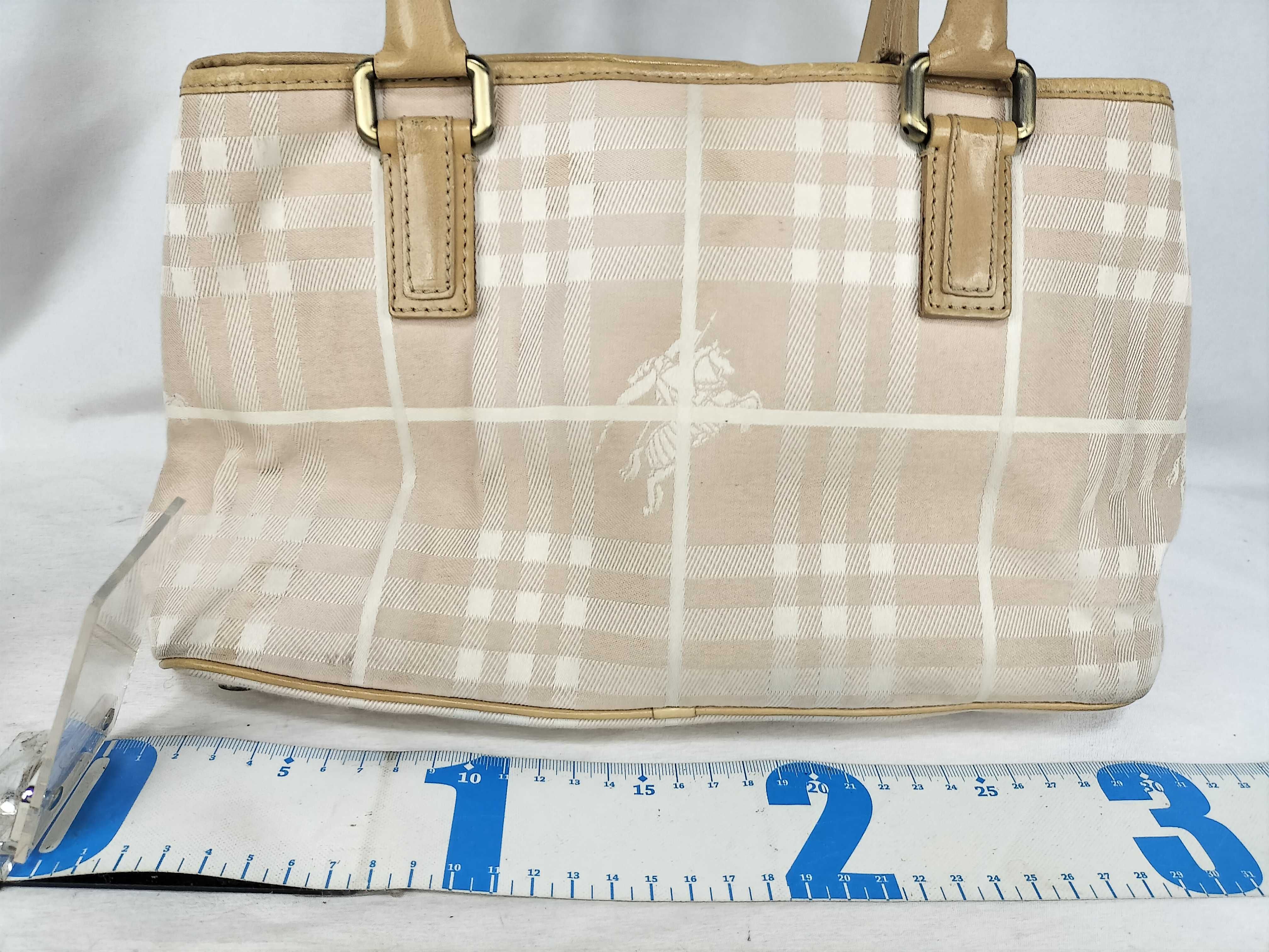 Check Cotton Handbag — view 2