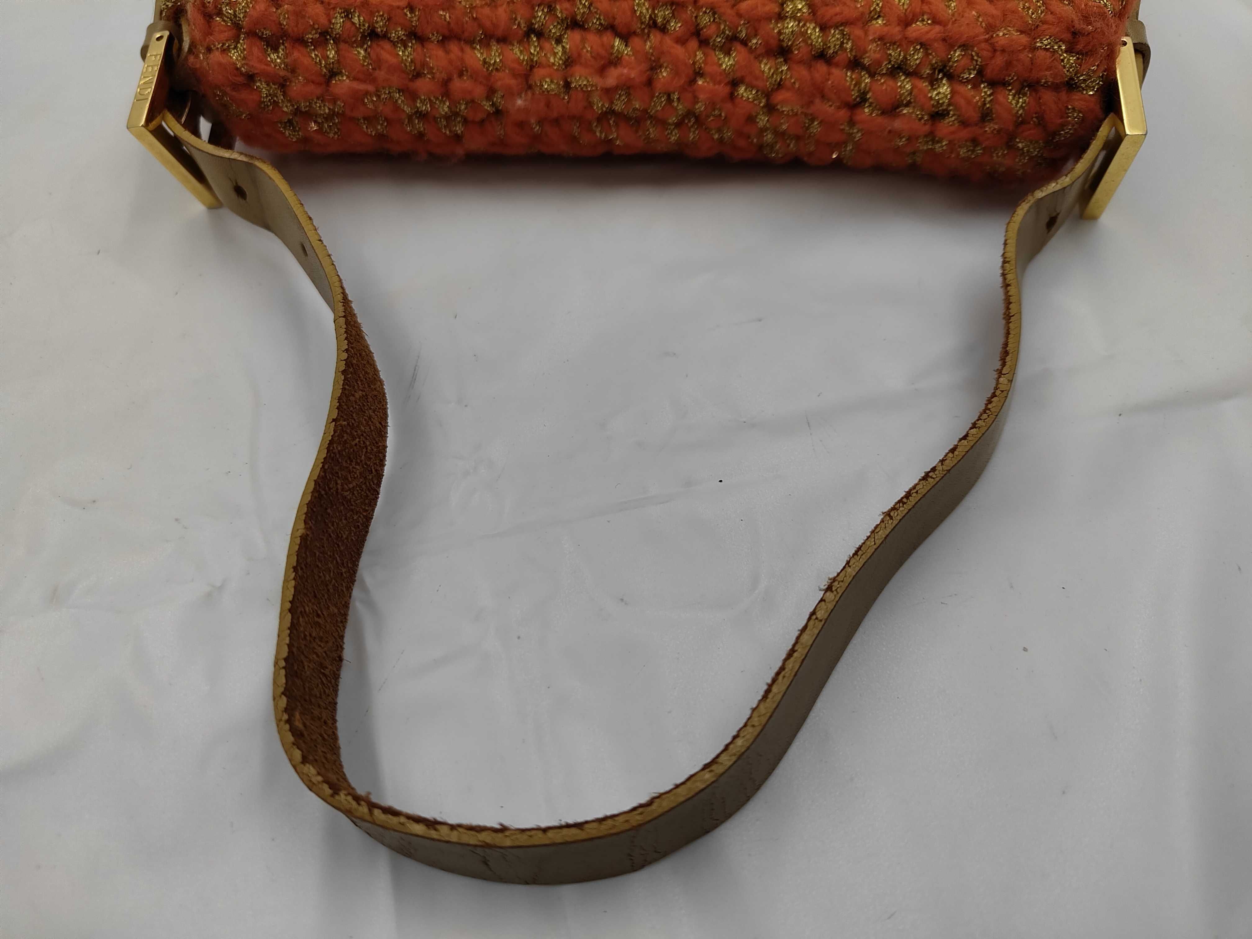 Mamma Baguette Knit Shoulder Bag — view 3
