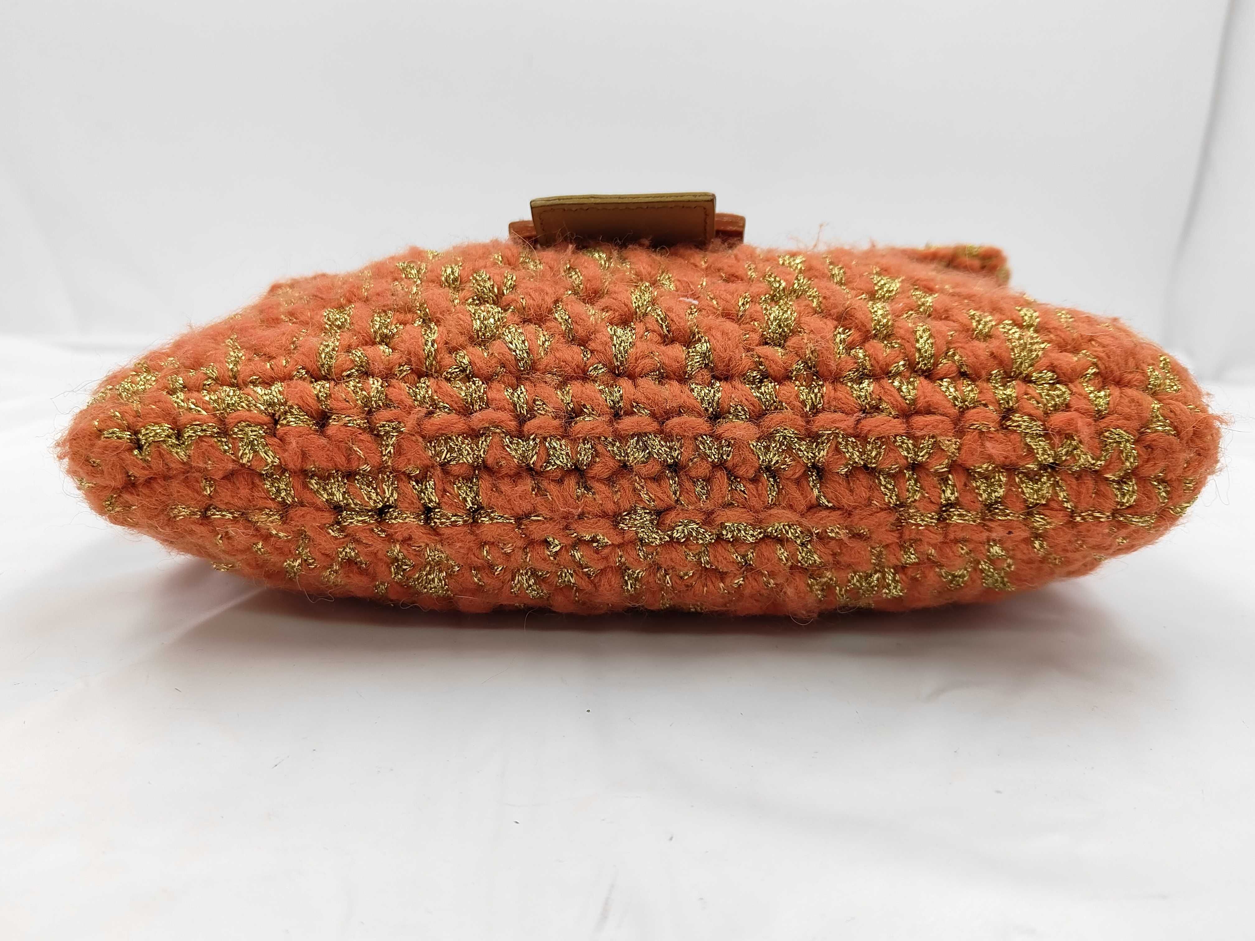 Mamma Baguette Knit Shoulder Bag — view 6
