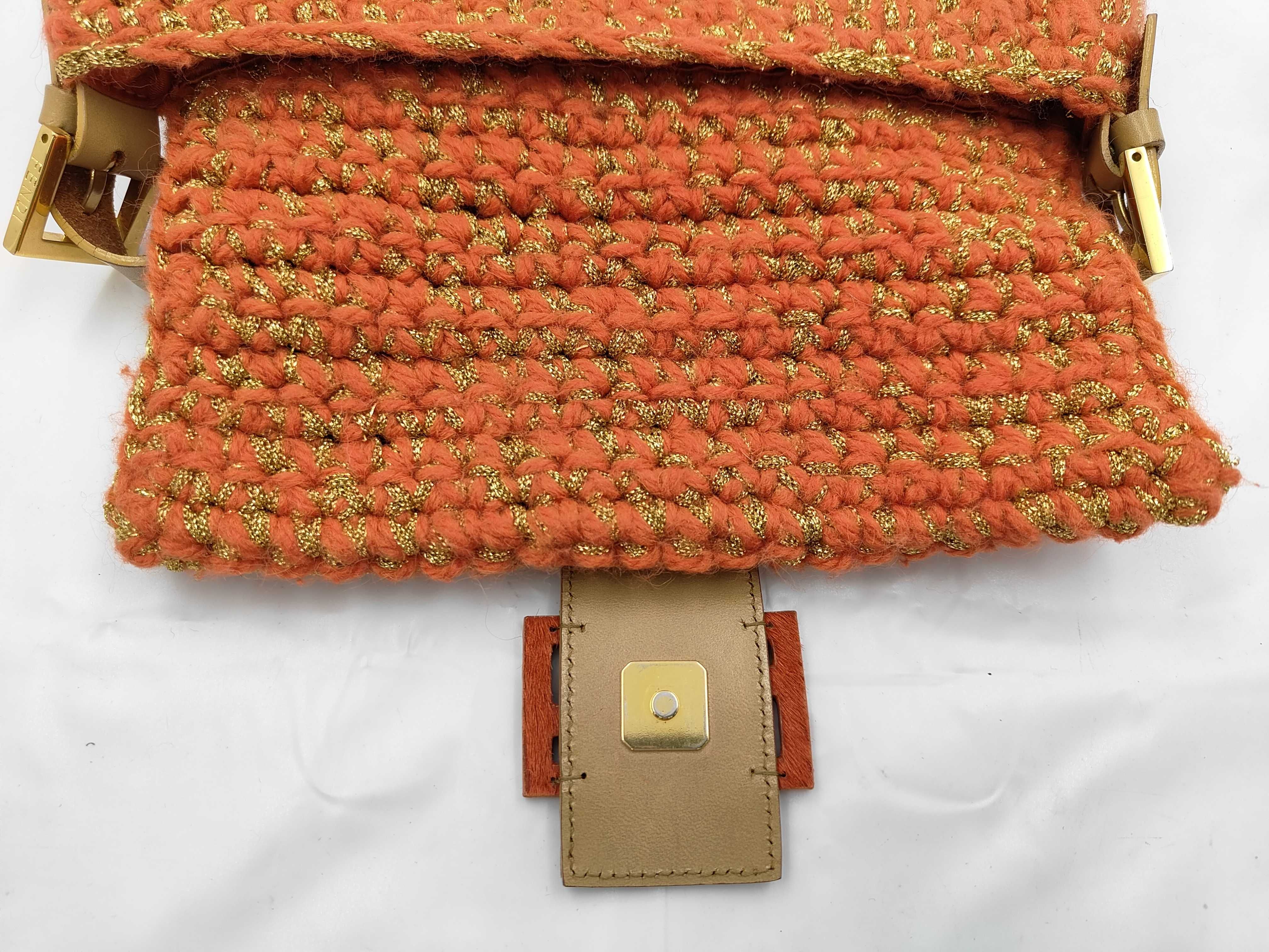Mamma Baguette Knit Shoulder Bag — view 7