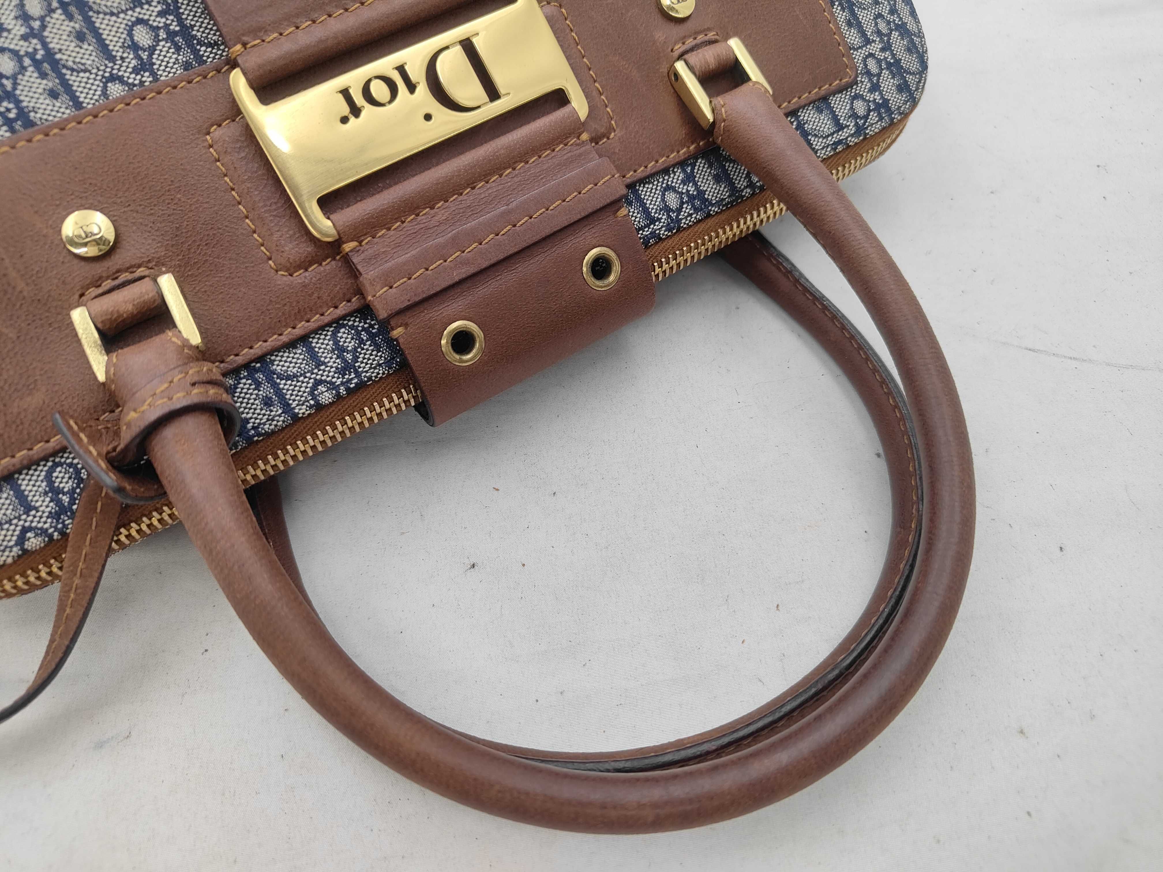 Trotter Hand Canvas Leather Handbag — view 3