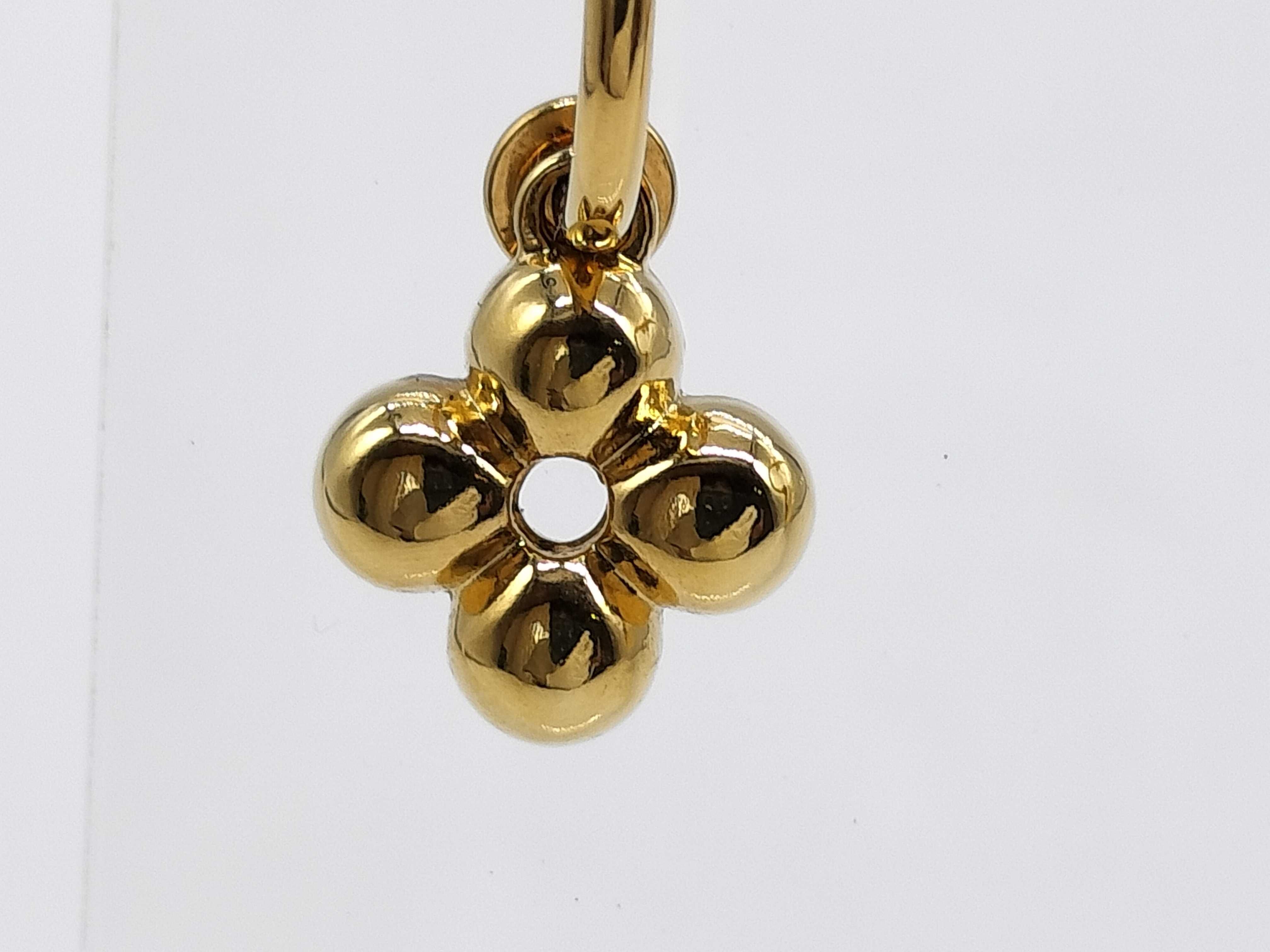 M64859 Bookle Doreille Blooming Gold Earrings — view 2