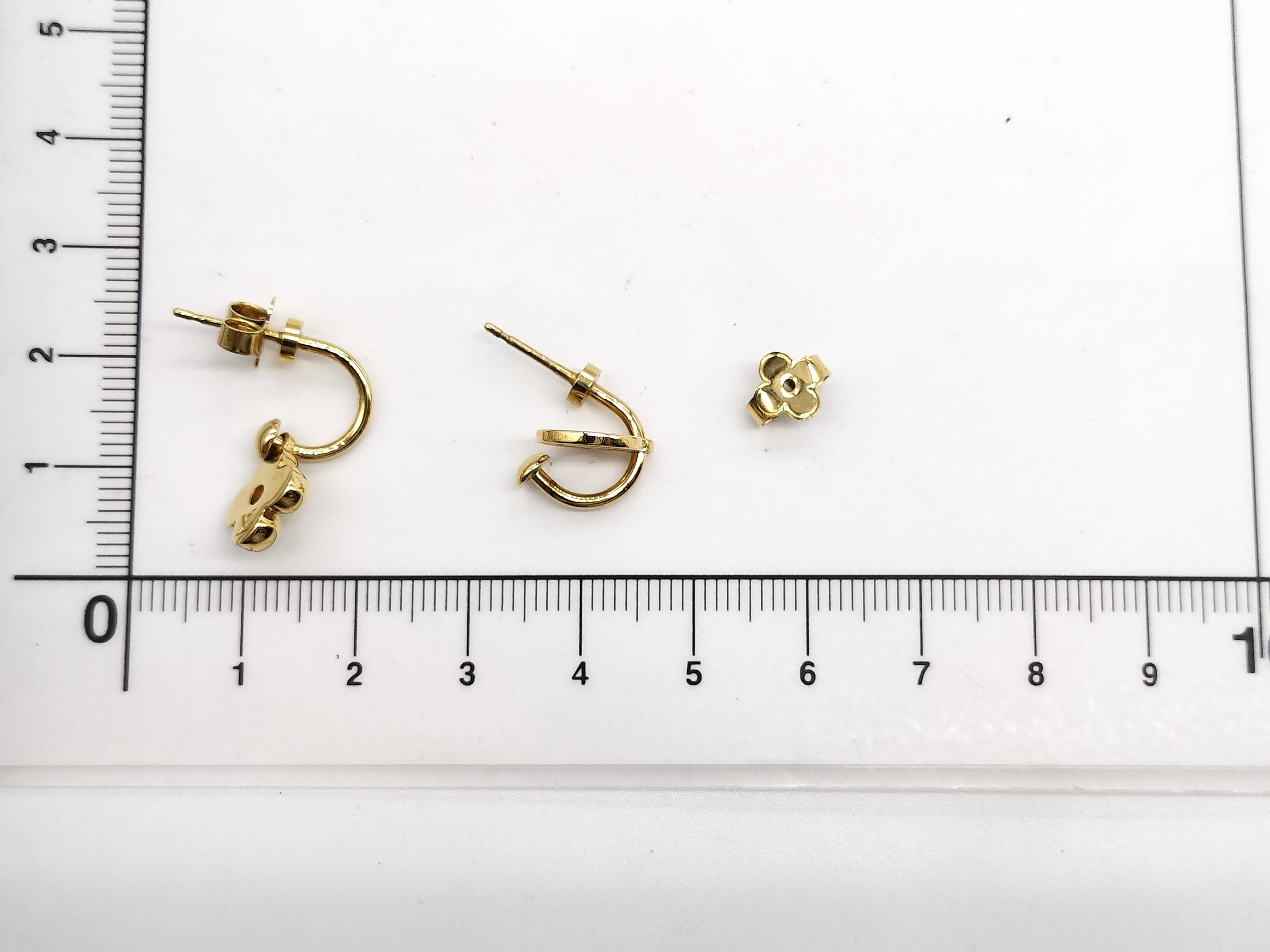 M64859 Bookle Doreille Blooming Gold Earrings — view 10