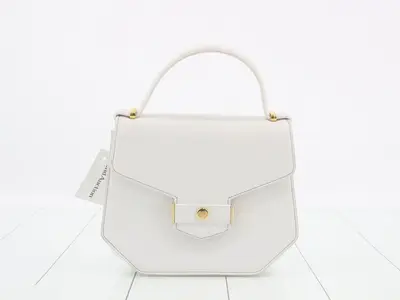 2-Way Leather CD Logo Handbag