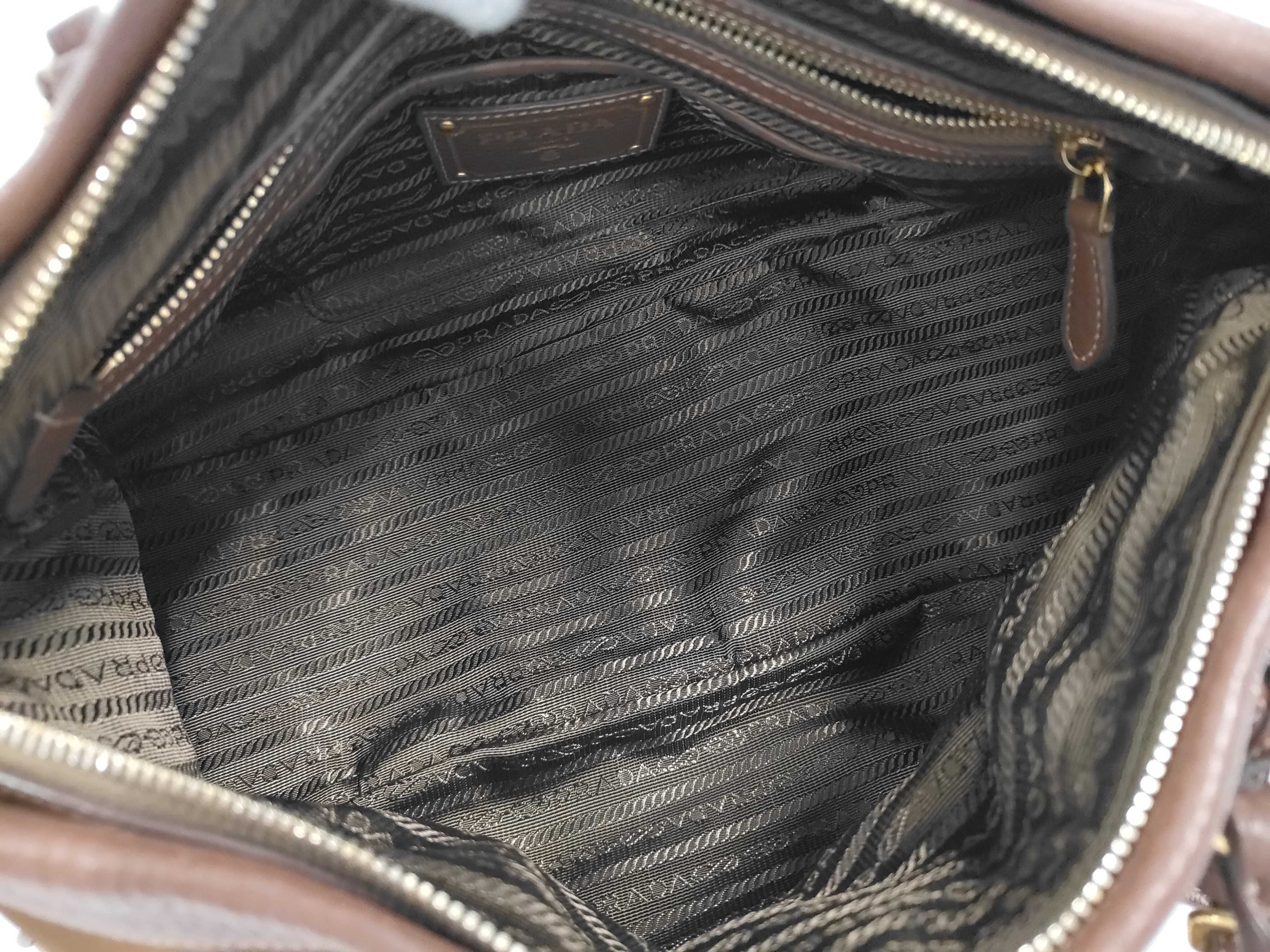 Nylon x Leather 2-Way Tote Bag/Handbag BN2032 — view 7