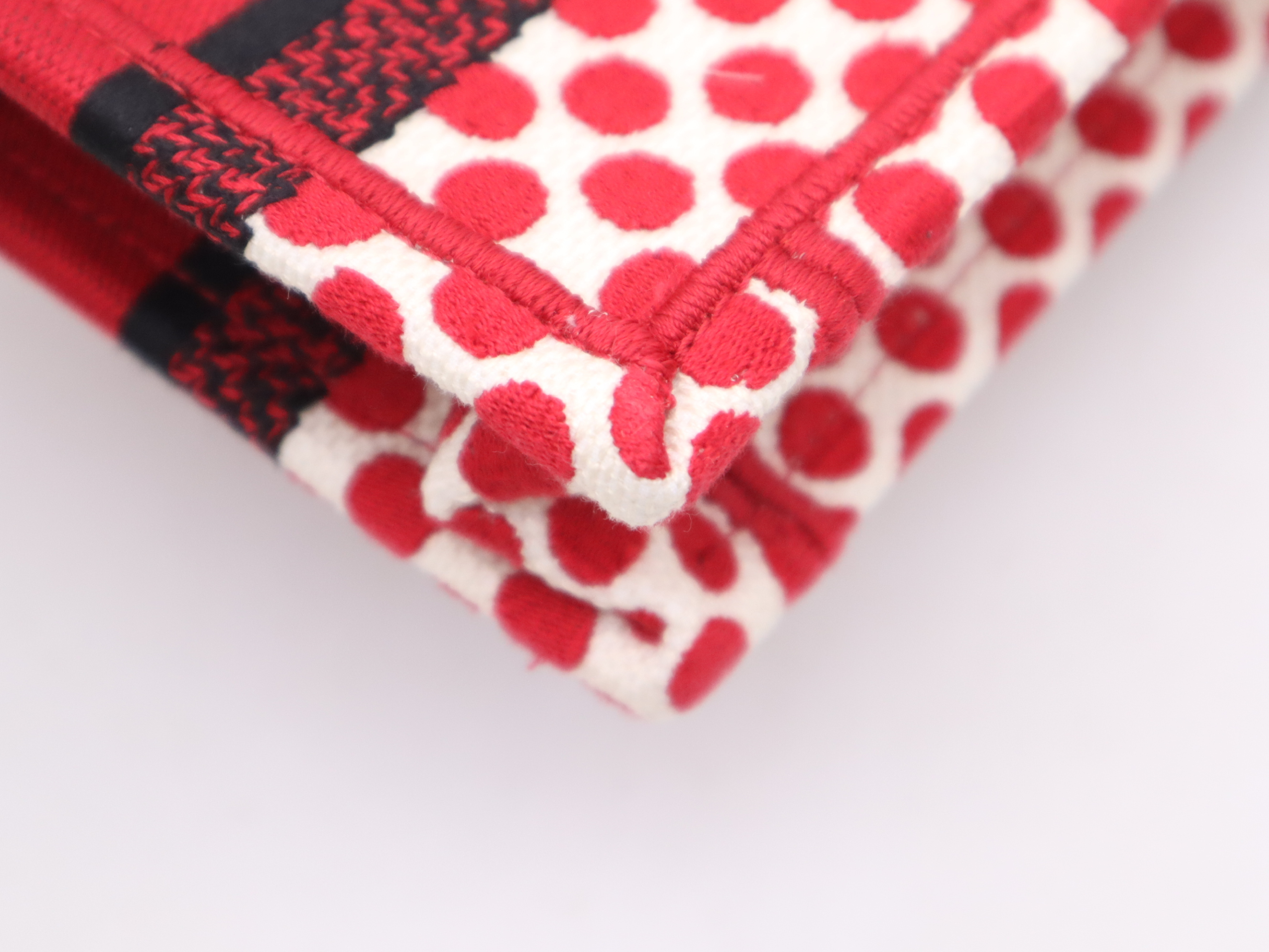 Canvas Book Tote Mini Tote Bag, Red, with Dust Bag, Handbag — view 10