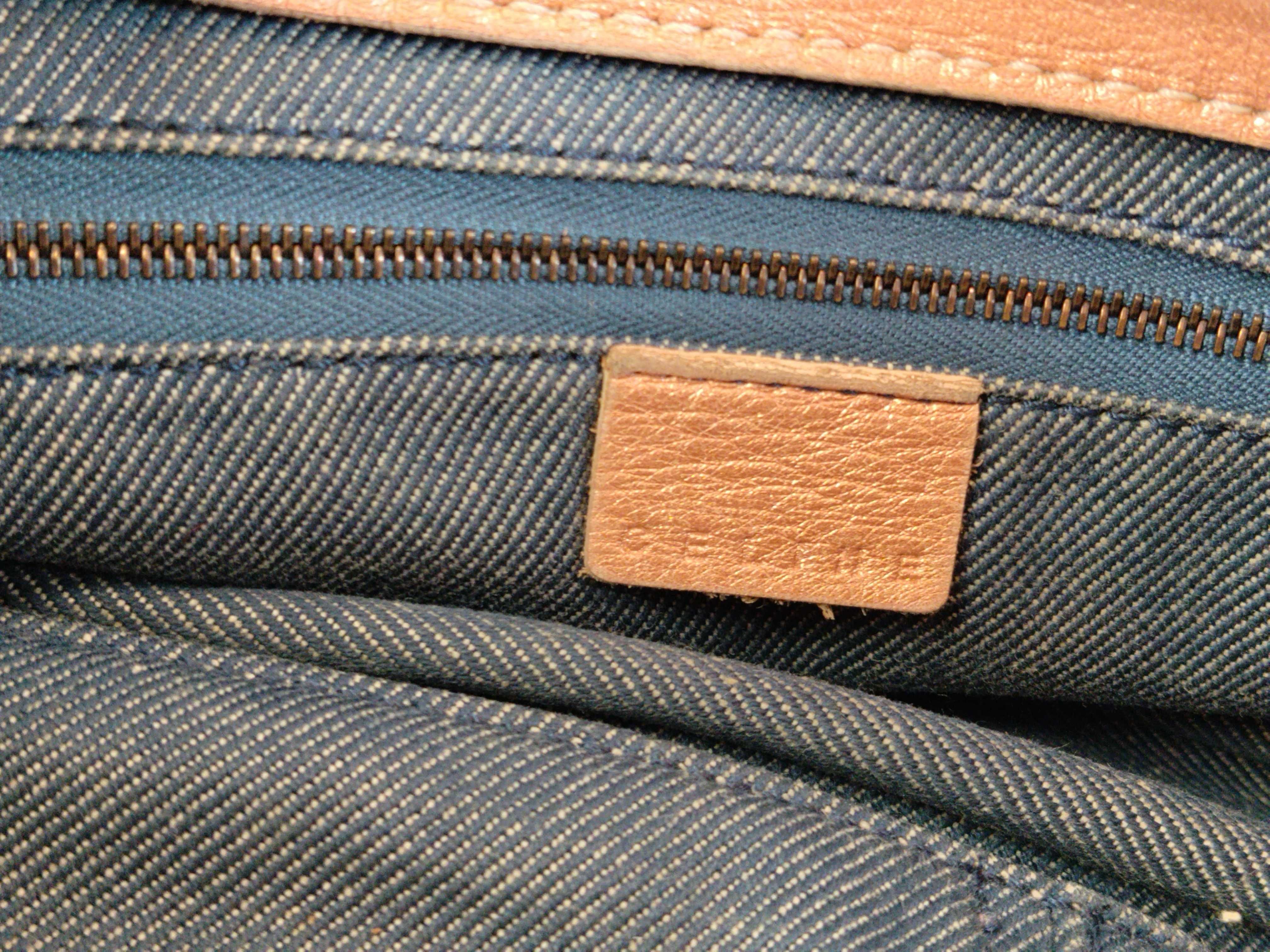 One-Shoulder Bag Paris Macadam Denim Gray Shoulder Bag — view 13