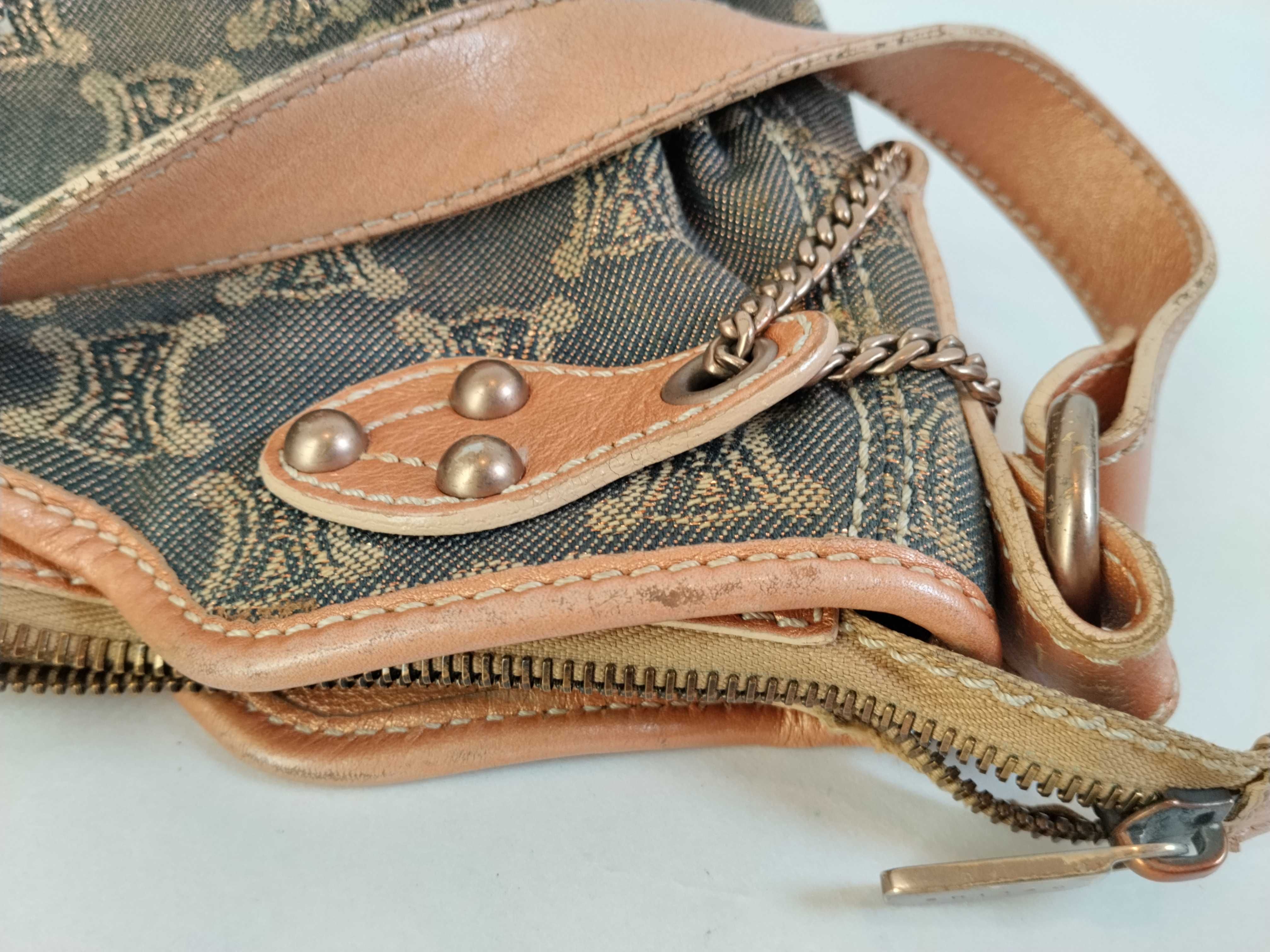 One-Shoulder Bag Paris Macadam Denim Gray Shoulder Bag — view 15