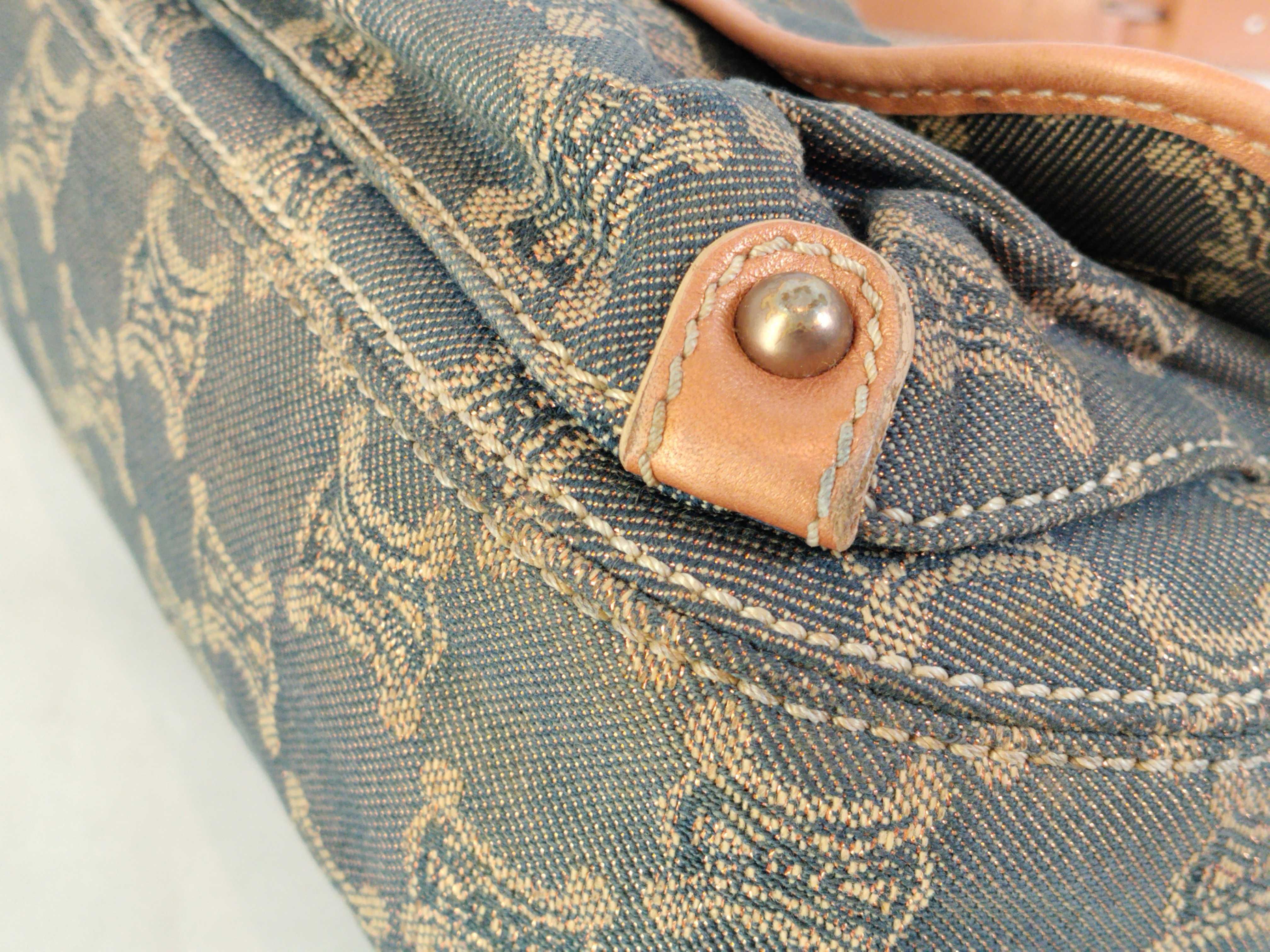One-Shoulder Bag Paris Macadam Denim Gray Shoulder Bag — view 7