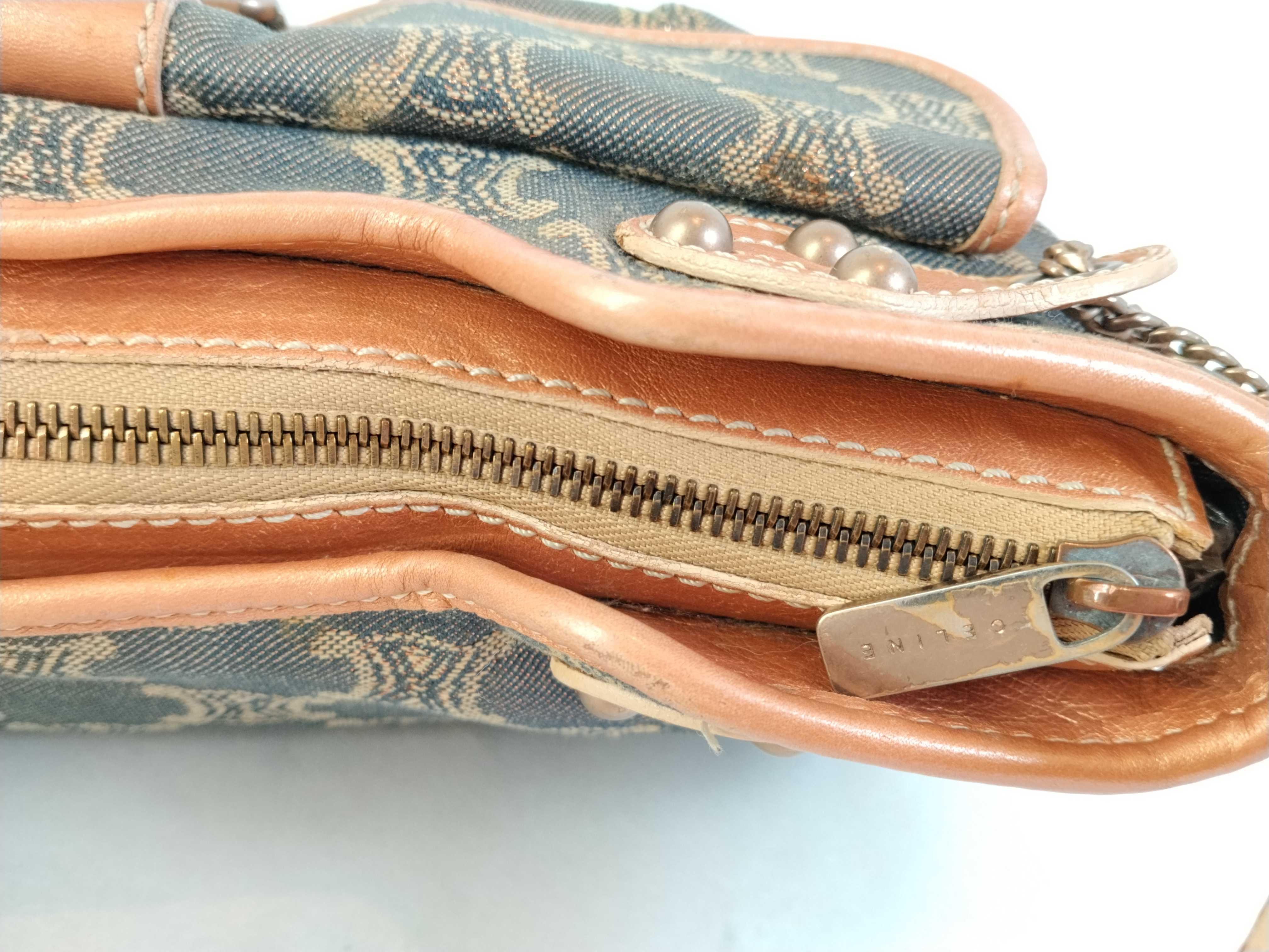 One-Shoulder Bag Paris Macadam Denim Gray Shoulder Bag — view 9