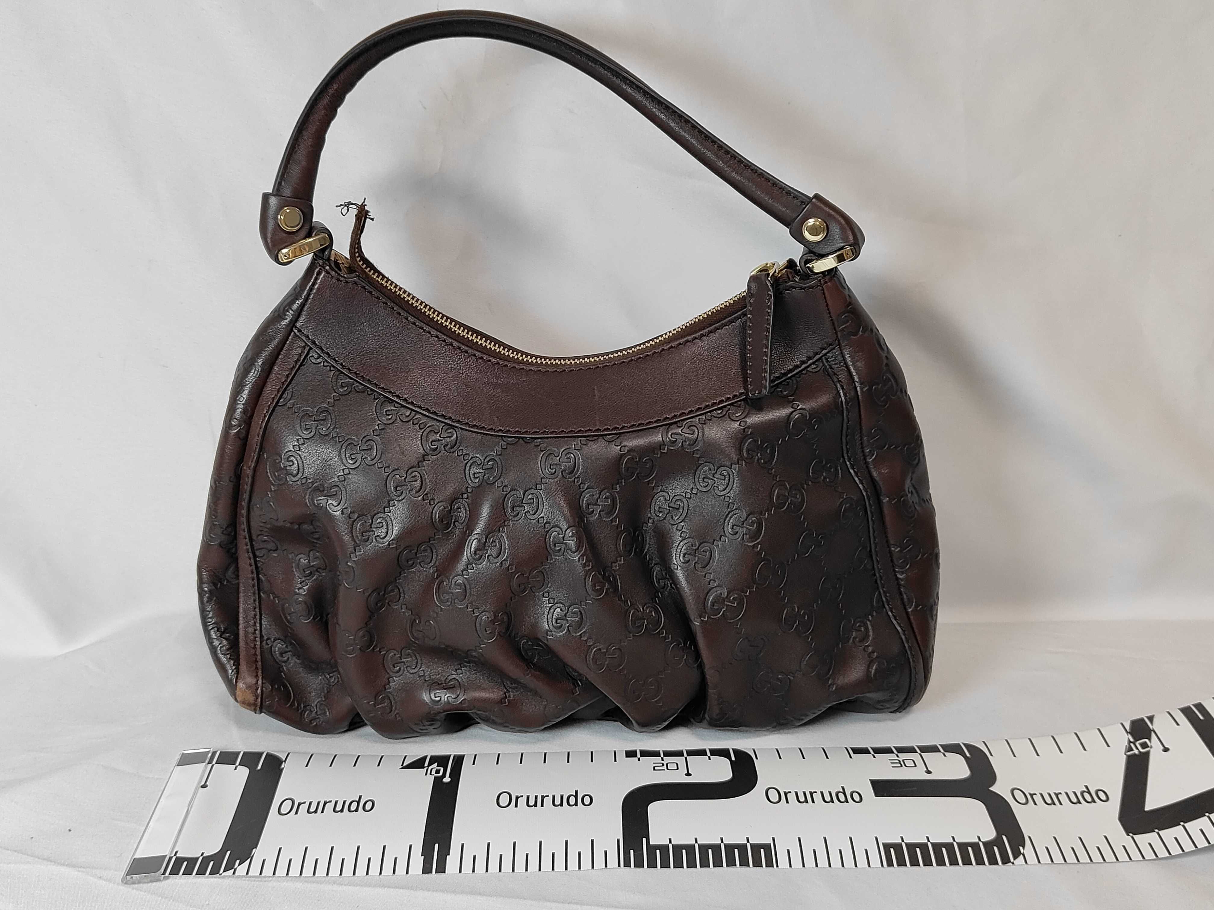 Guccissima GG One-Shoulder Bag (Brown) — view 2